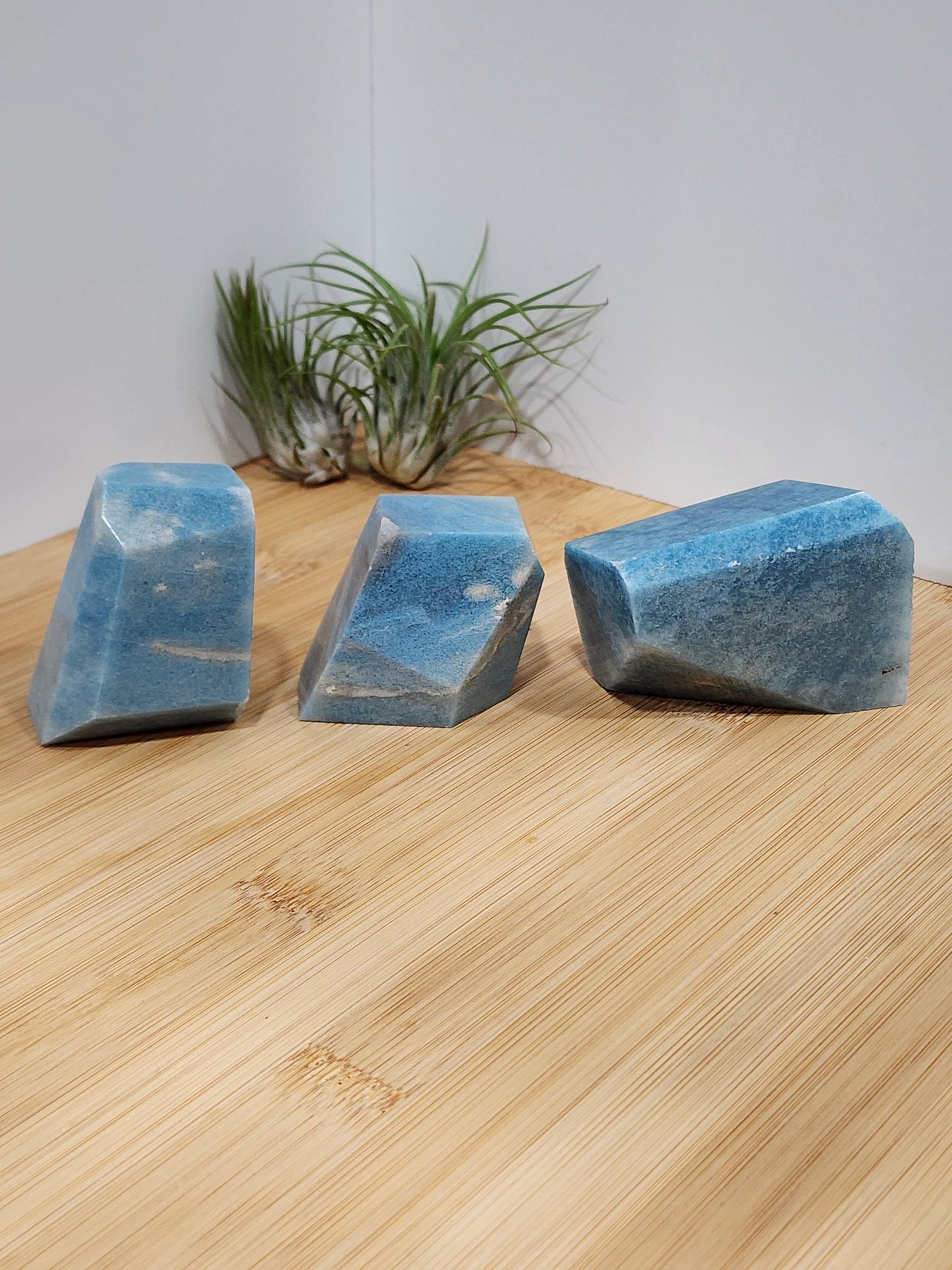 Sky Blue Trolleite Crystal Free Form: Unique Teal Mineral