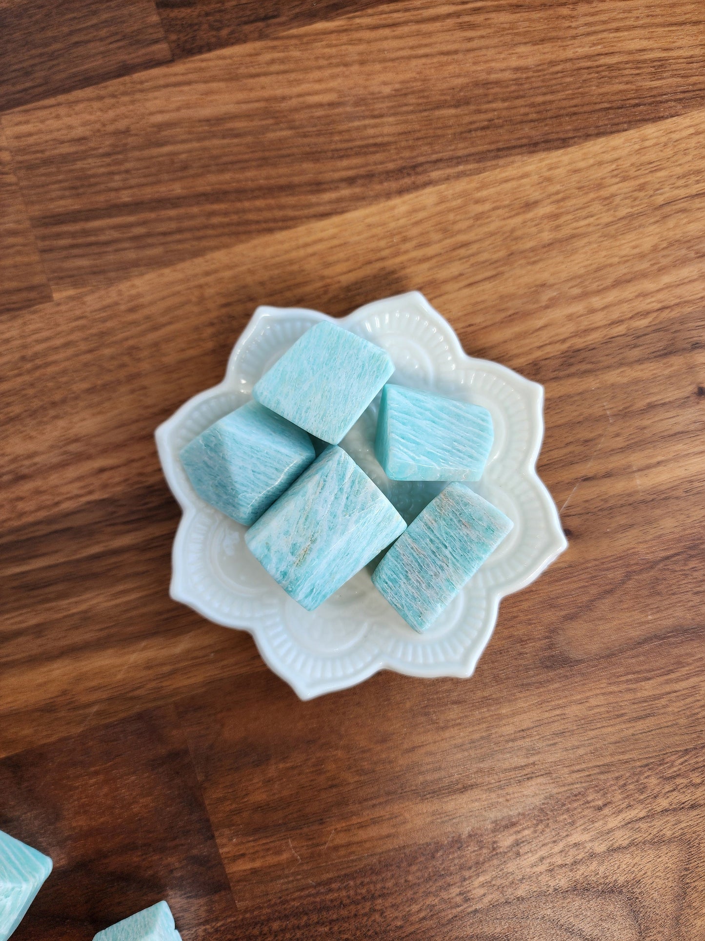 Amazonite Mini Free Forms | Medium | Mermaid Crystal Confetti Add On | Ocean Mix | Tumble | Teal Blue | Intuitively Chosen