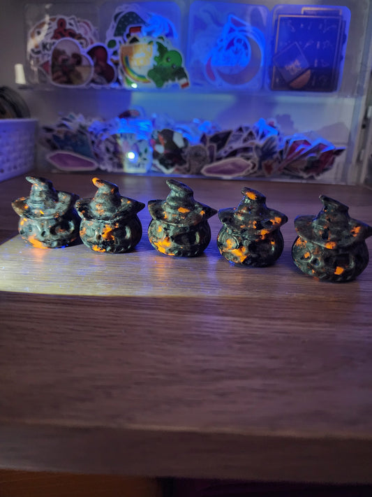 Yooperlite Crystal Pumpkin Carving: UV Reactive Halloween Decor