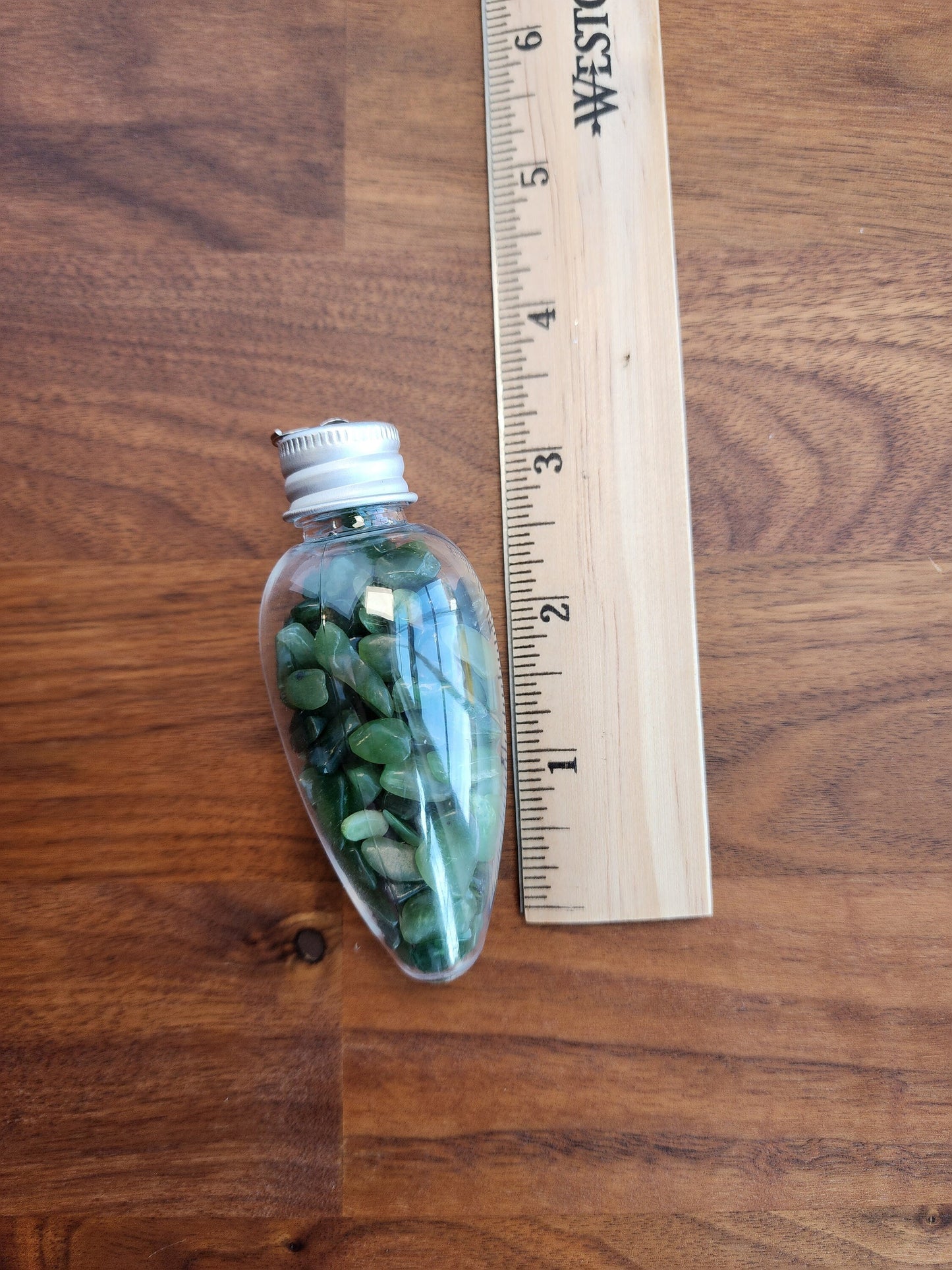 Crystal Chips Tree Ornaments | Hanging Christmas Bulbs | Kid Rock Crafts | Geology Rocks! | Green & Red | Natural Holiday Decor by Sullivan