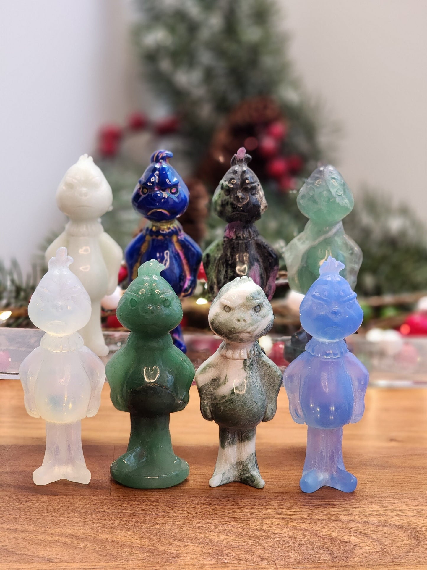 Misfits Mean One Carving | Fun New Colors! | Christmas Crystals | 3D Crystal TV Cartoon Character | Cool Kids Decor | Only One Available