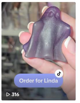 Have your order packed on TikTok & Instagram by Amber at Pop Rocks Decor!