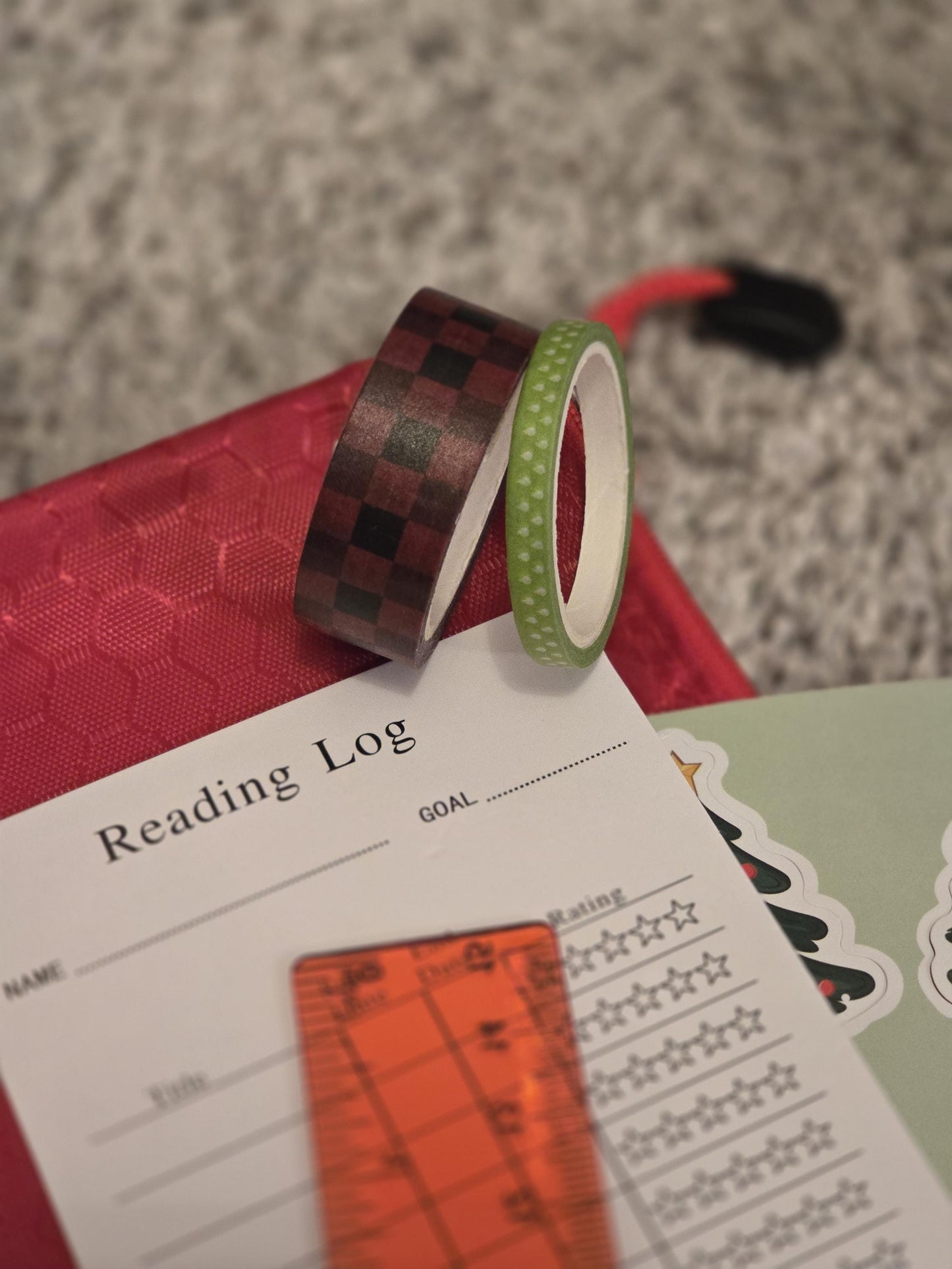 Holiday Bookish Bundle: Notebook, Pens, Bookmarks - Festive Gift Box