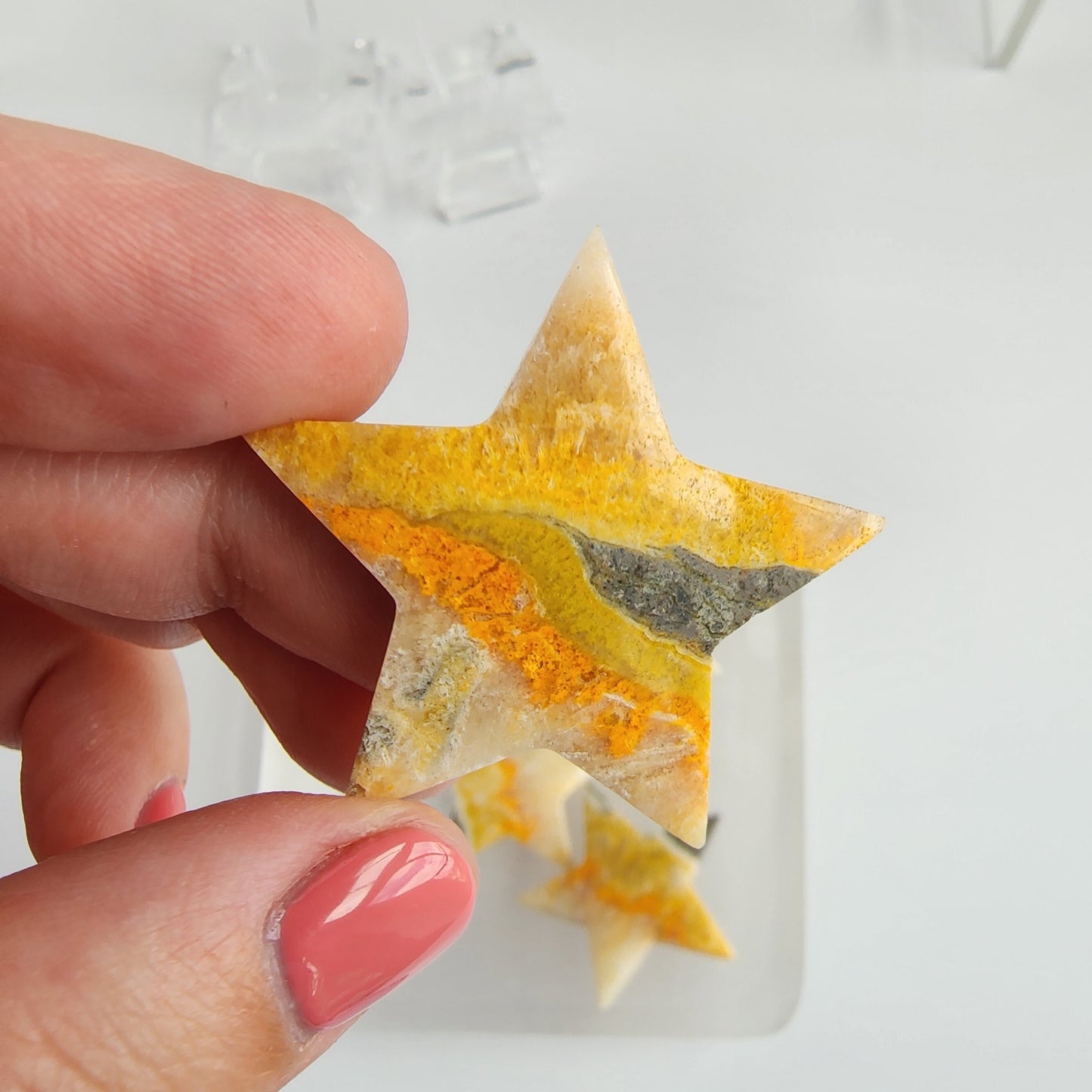 Bumblebee Jasper Stars! NATURAL, aka Eclipse Jasper. Inutitively Chosen for you!