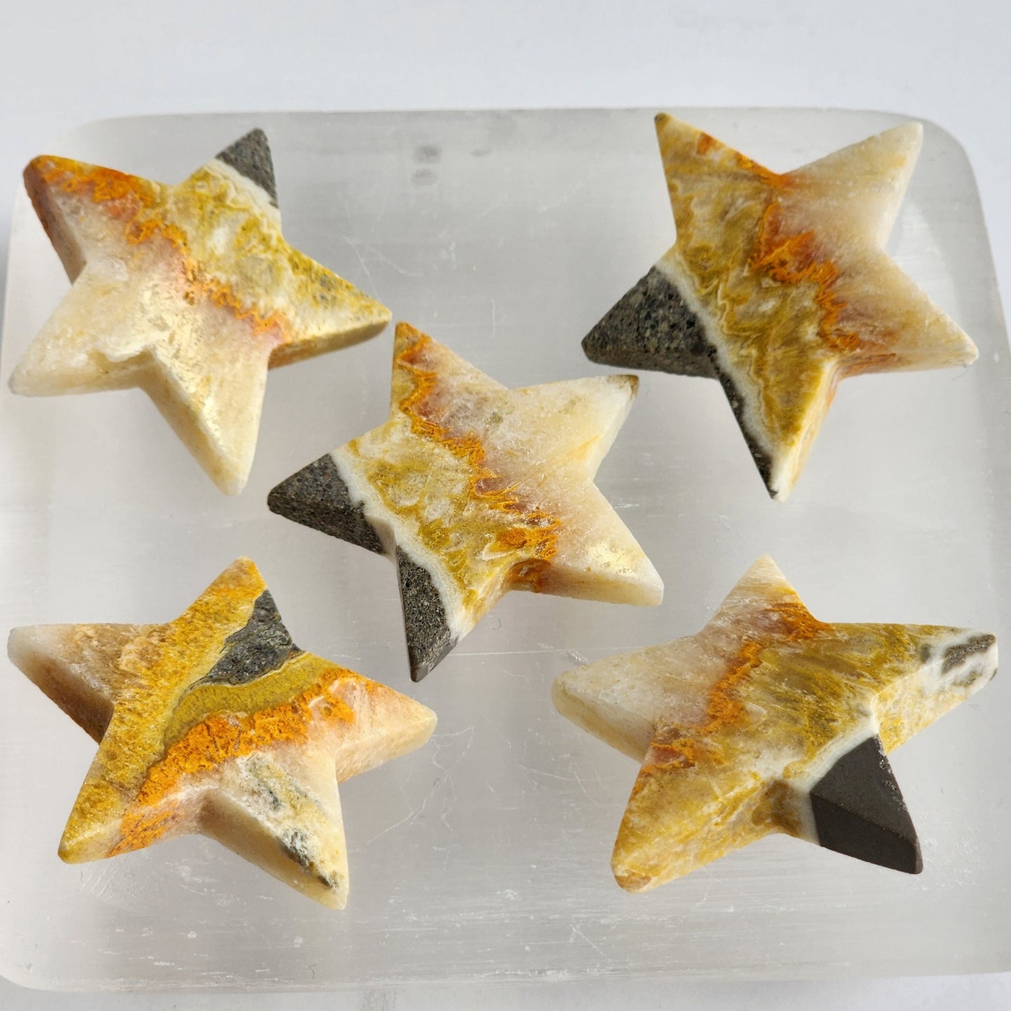 Bumblebee Jasper Stars! NATURAL, aka Eclipse Jasper. Inutitively Chosen for you!