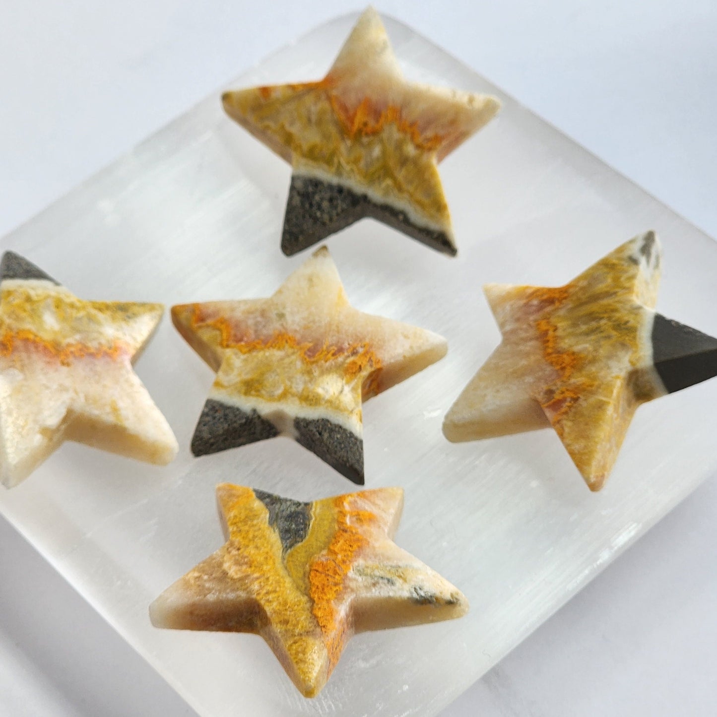 Bumblebee Jasper Stars! NATURAL, aka Eclipse Jasper. Inutitively Chosen for you!