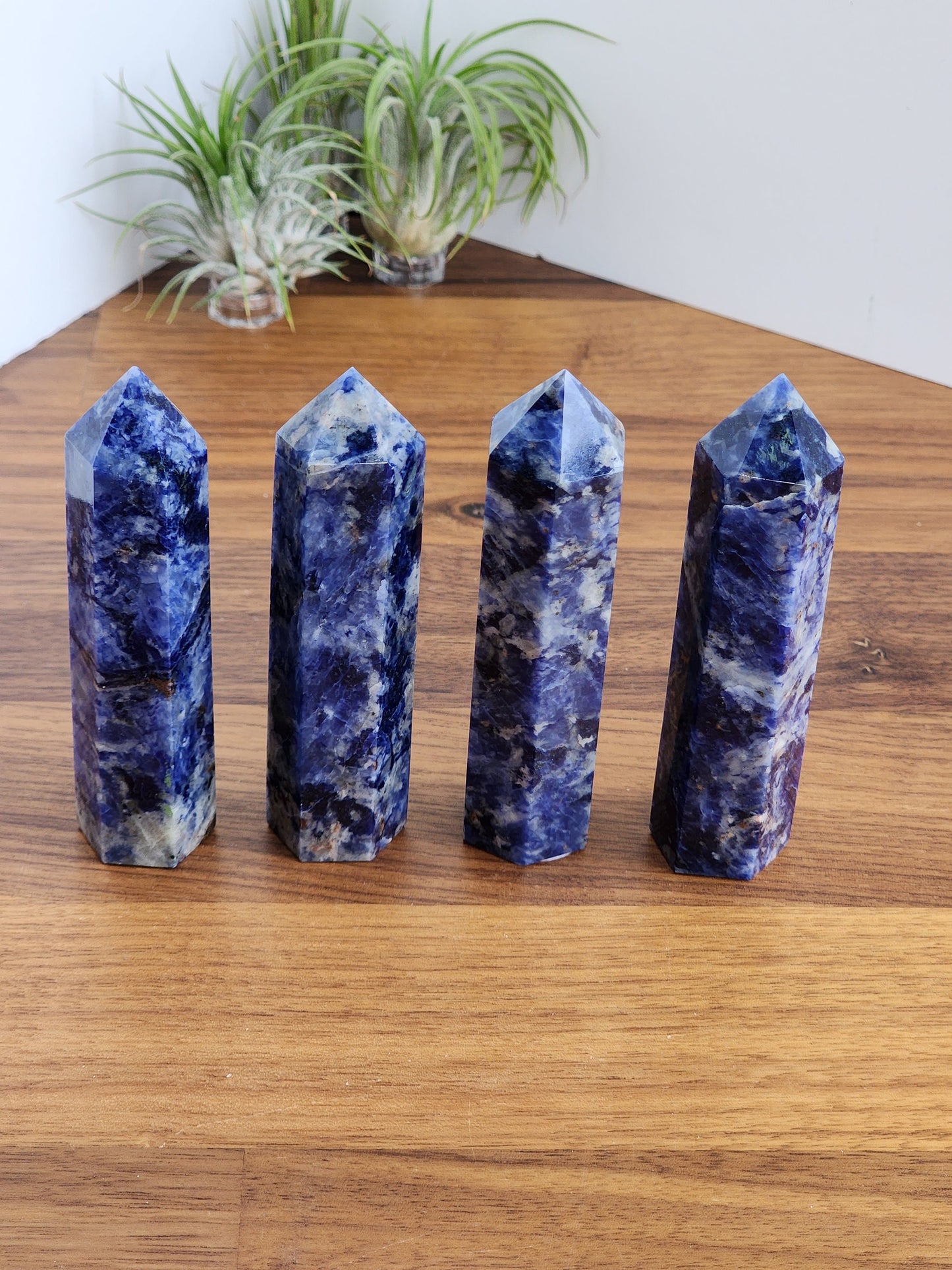 Blue Sodalite Points | Navy, Royal, and Sky Blue Crystal Towers | Inutitively Chosen