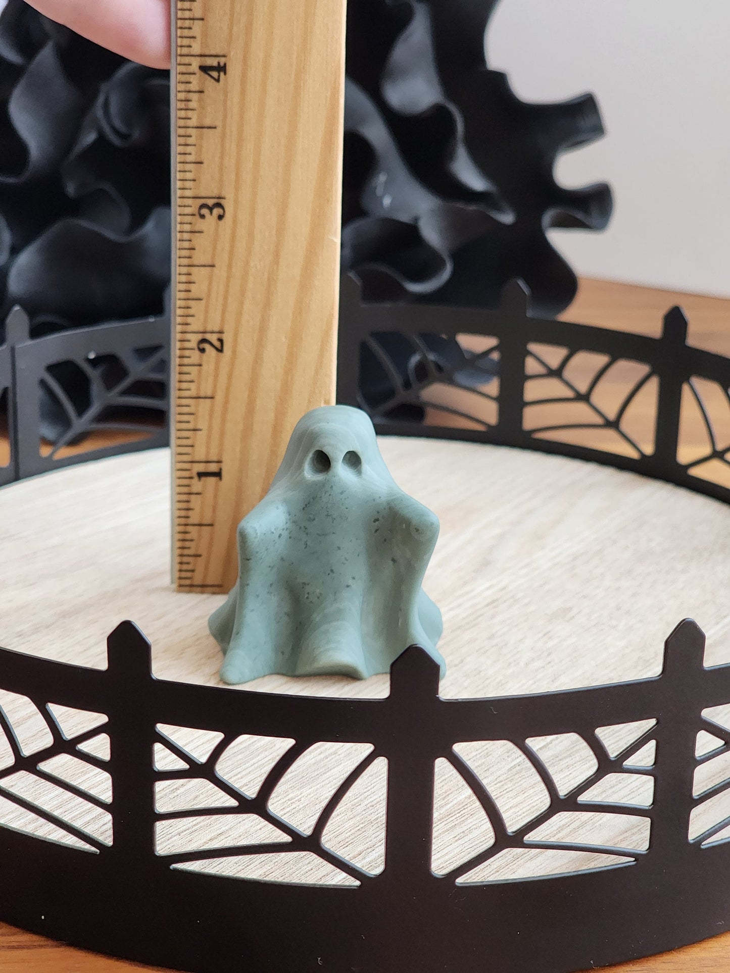 Ghost Crystal | Green Jade | Halloween | Spooky Season Crystals | Cute 3D Carving | Witchy Vibes | Only One Available