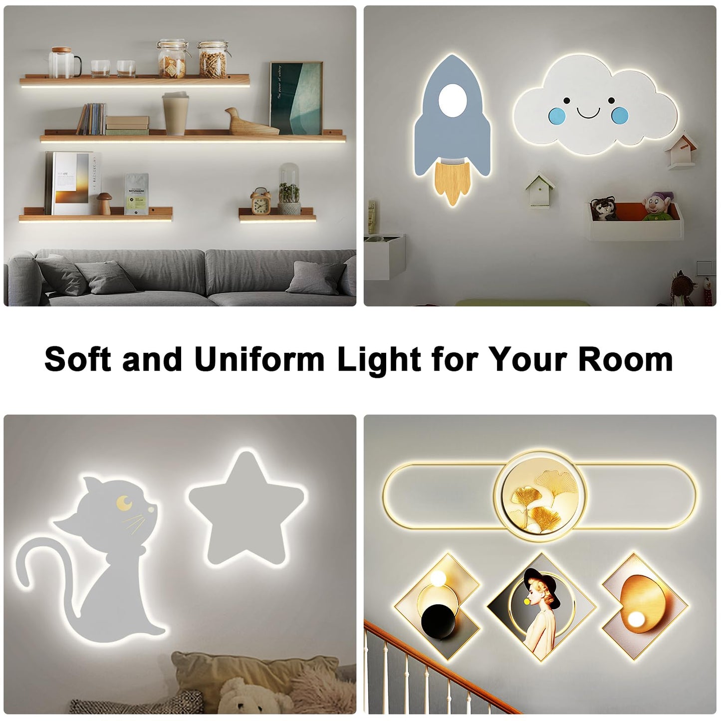 Tatazone White COB Led Strip Lights Max with RF Remote, 16.4ft 4000K CRI93+ Dimmable Ultra Bright Neutral White COB Light Strip, Indoor COB Led Lights for Mirror, Kitchen, Room, Cabinet, Closet