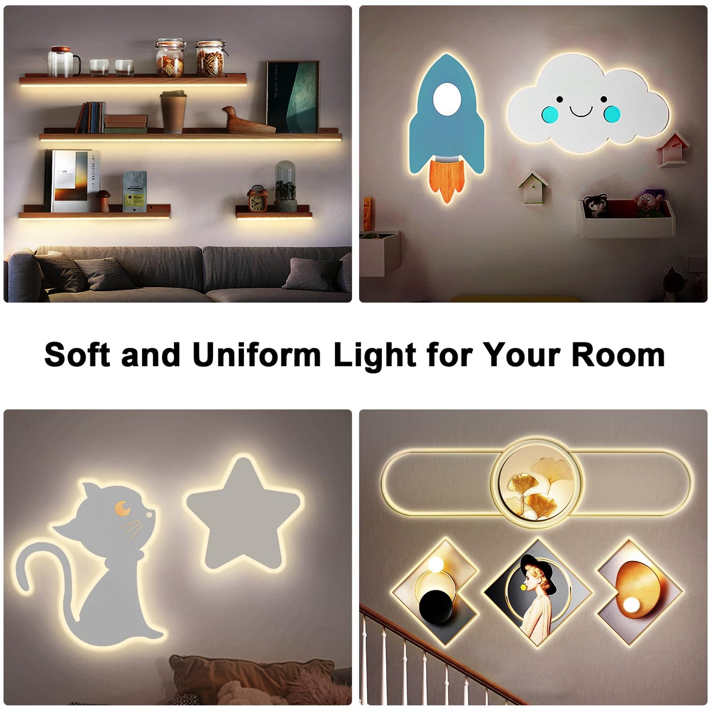 Tatazone White COB Led Strip Lights Max with RF Remote, 16.4ft 4000K CRI93+ Dimmable Ultra Bright Neutral White COB Light Strip, Indoor COB Led Lights for Mirror, Kitchen, Room, Cabinet, Closet