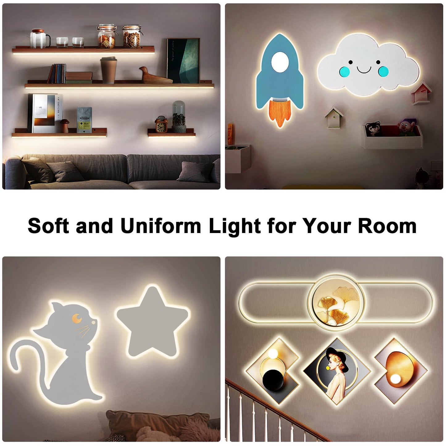 Tatazone White COB Led Strip Lights Max with RF Remote, 16.4ft 4000K CRI93+ Dimmable Ultra Bright Neutral White COB Light Strip, Indoor COB Led Lights for Mirror, Kitchen, Room, Cabinet, Closet