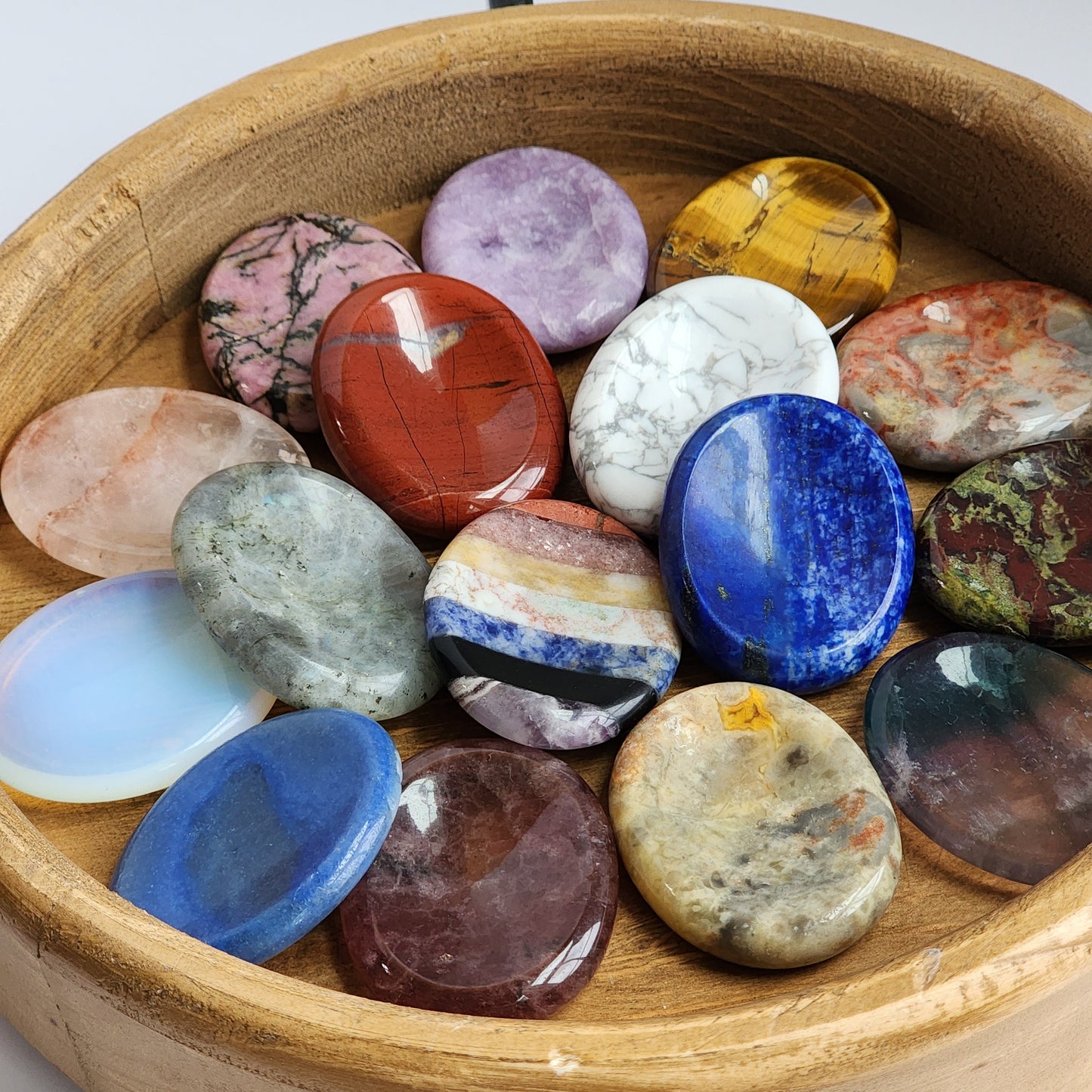 Mystery Worry Stone! Great for Fidgets and ADHD, Kids and Adults Pocket Stone, Pocket Coin, Intuitively Chosen Crystal!