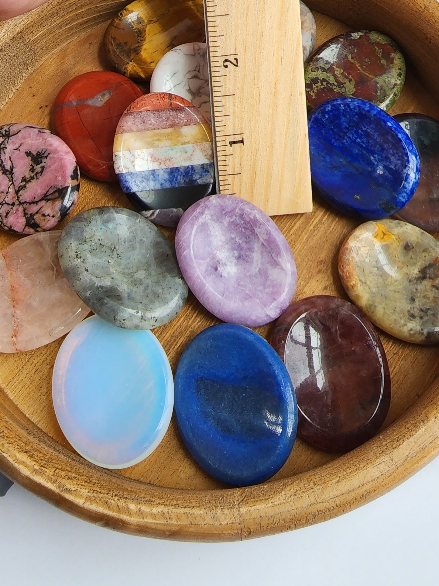 Mystery Worry Stone! Great for Fidgets and ADHD, Kids and Adults Pocket Stone, Pocket Coin, Intuitively Chosen Crystal!