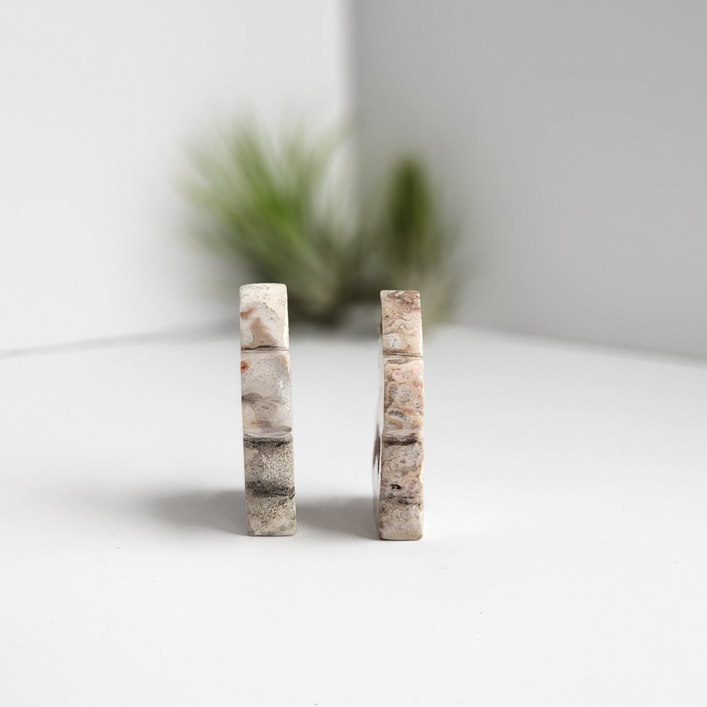 Gray Crazy Lace Agate Bunny | Large Carving | Choose Your Own Crystal Rabbit | Nursery, Spring, Easter Decor