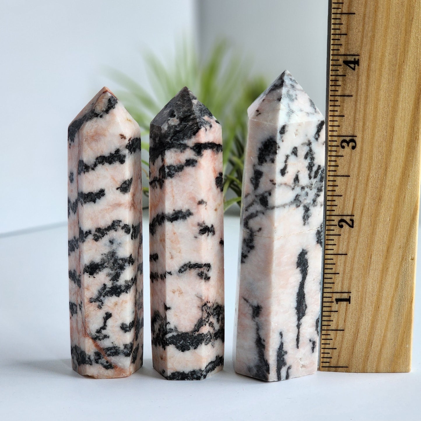 Pink Zebra Stripe Towers | Pink Zebra Jasper Point | Choose Your Own Point!