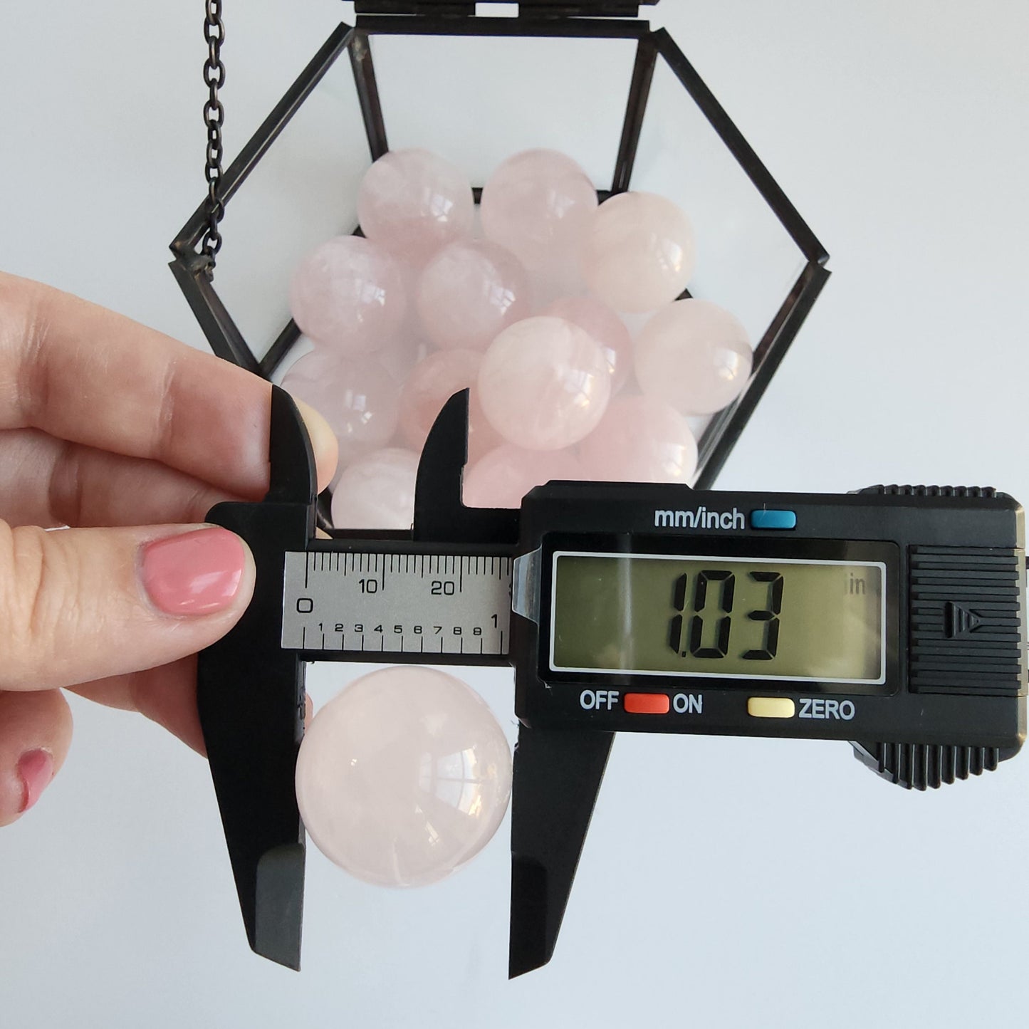 Rose Quartz Spheres, Some with Rainbow! Small size. Intuitively chosen just for you!