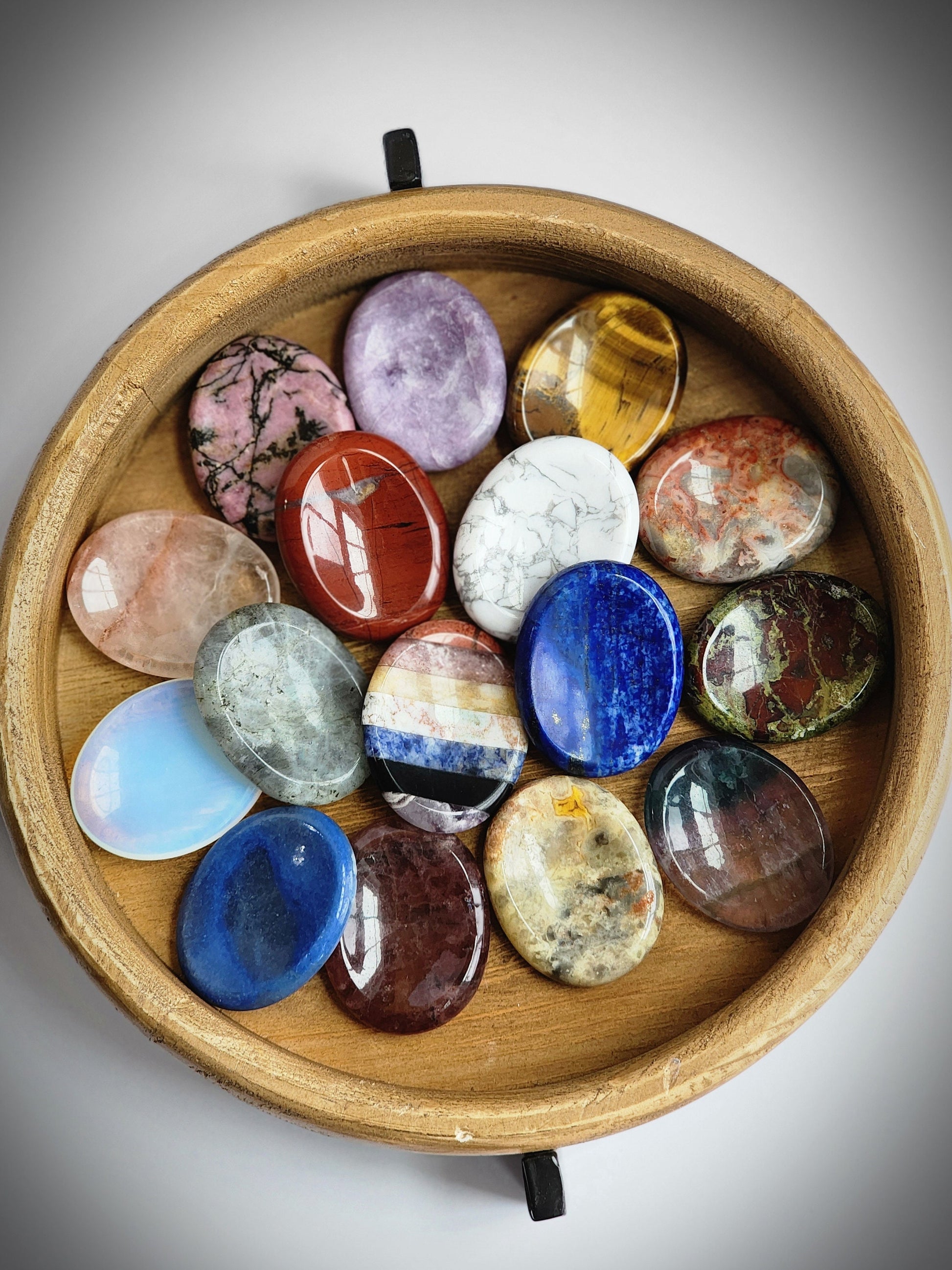 Mystery Worry Stone! Great for Fidgets and ADHD, Kids and Adults Pocket Stone, Pocket Coin, Intuitively Chosen Crystal!