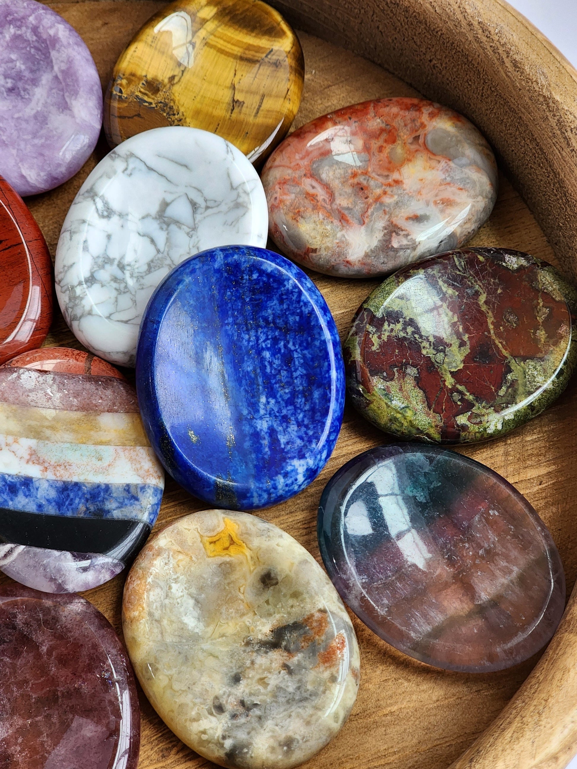 Mystery Worry Stone! Great for Fidgets and ADHD, Kids and Adults Pocket Stone, Pocket Coin, Intuitively Chosen Crystal!