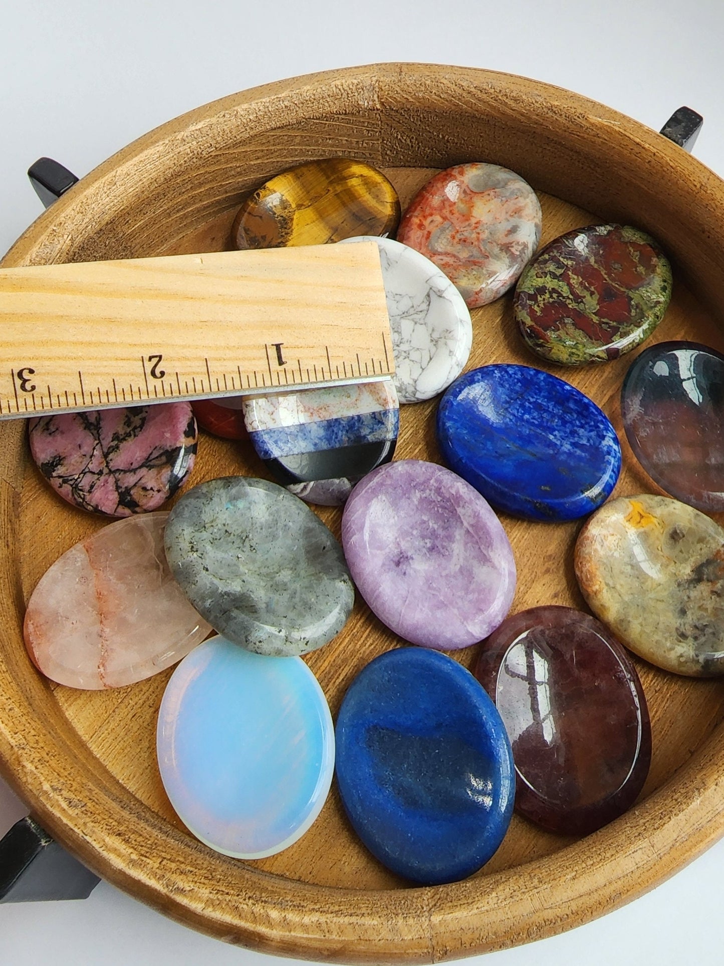 Mystery Worry Stone! Great for Fidgets and ADHD, Kids and Adults Pocket Stone, Pocket Coin, Intuitively Chosen Crystal!