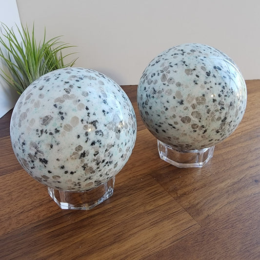 Large Kiwi Jasper Spheres | Choose Your Own Crystal! | Over 1 pound spheres |