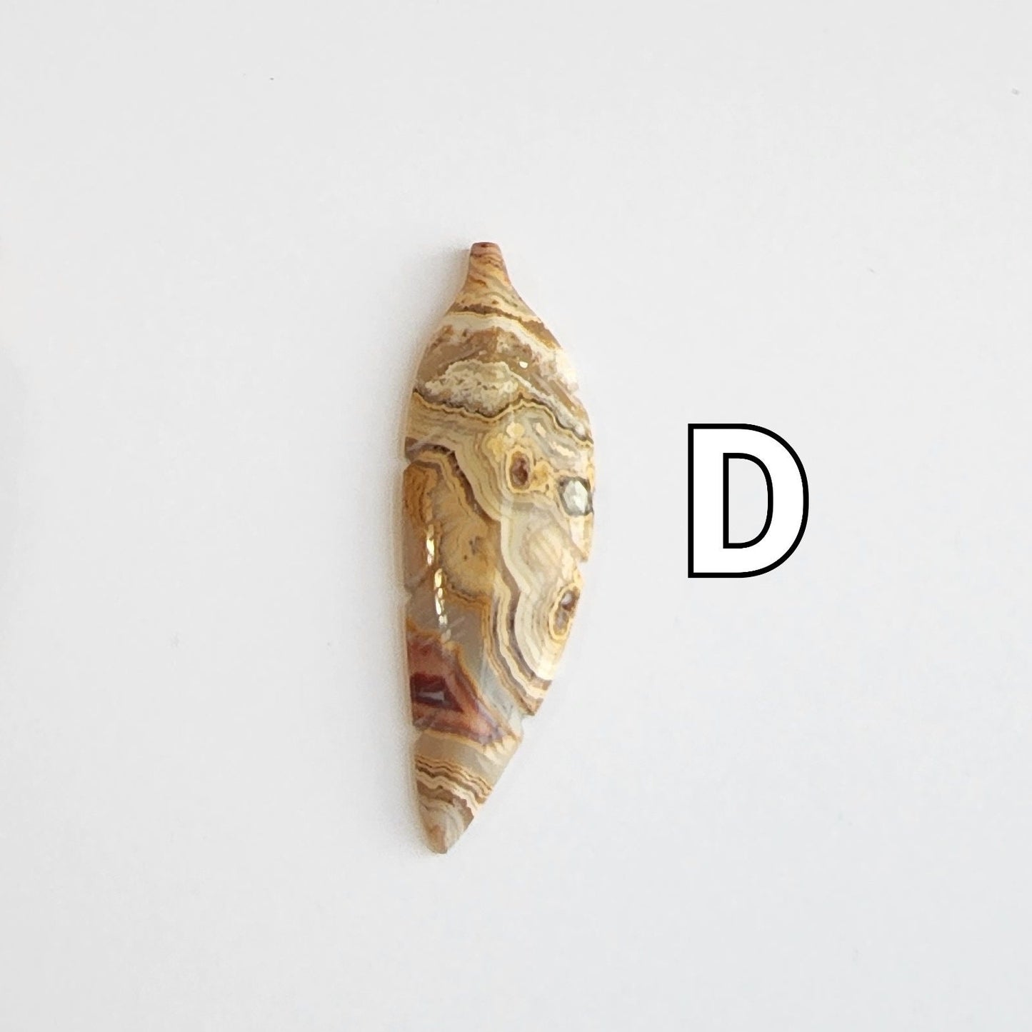 Crazy Lace Agate Feather Carving | Crystal Feather | Pink, Cream, Mauve, Yellow Banding | Choose Your Own Crystal!