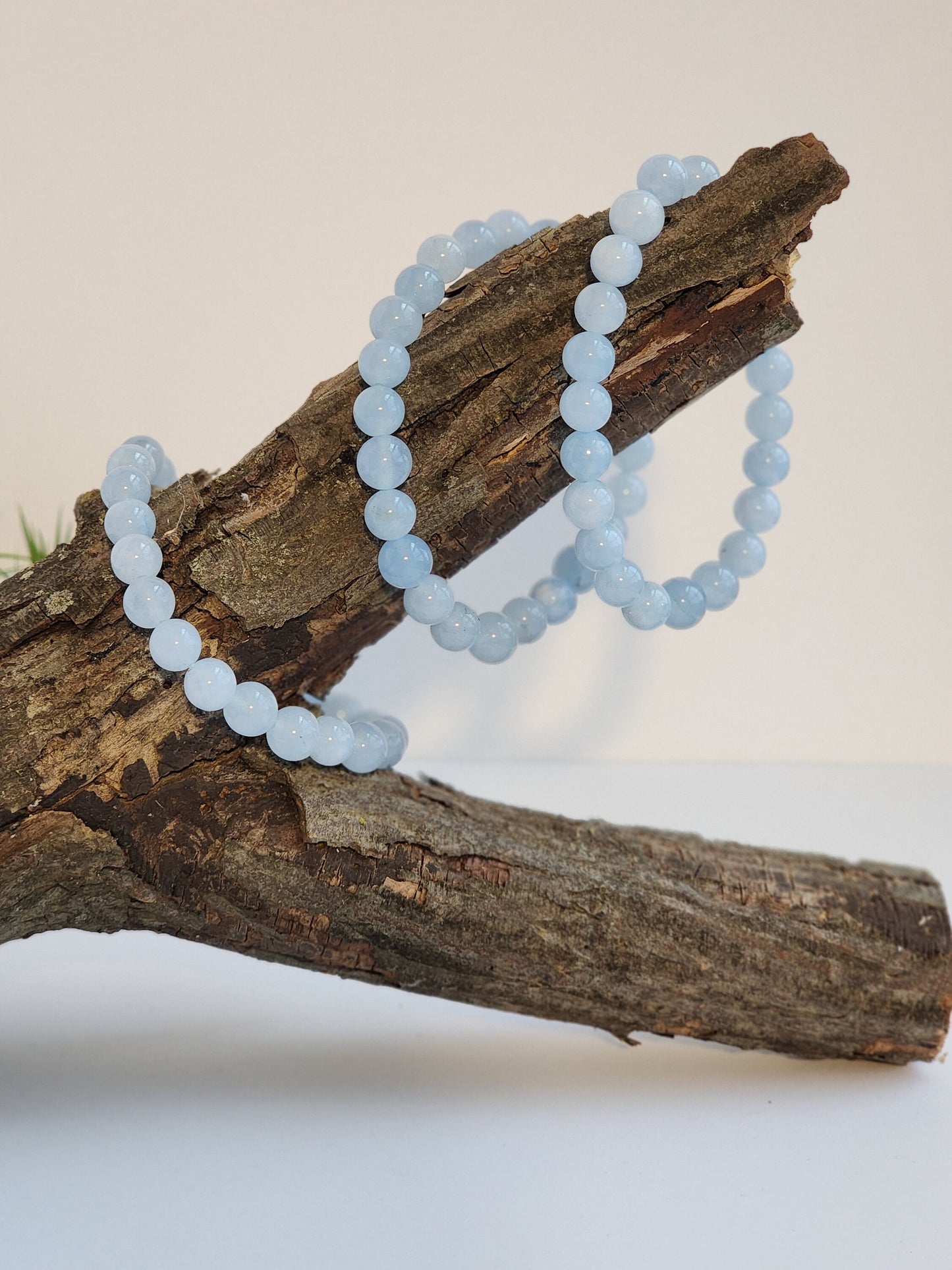 Aquamarine Bracelet | 8MM Crystal Beads | Baby Blue, Light colored High Quality Jewelry | Best Seller in High Quality Unique Crystal Wear