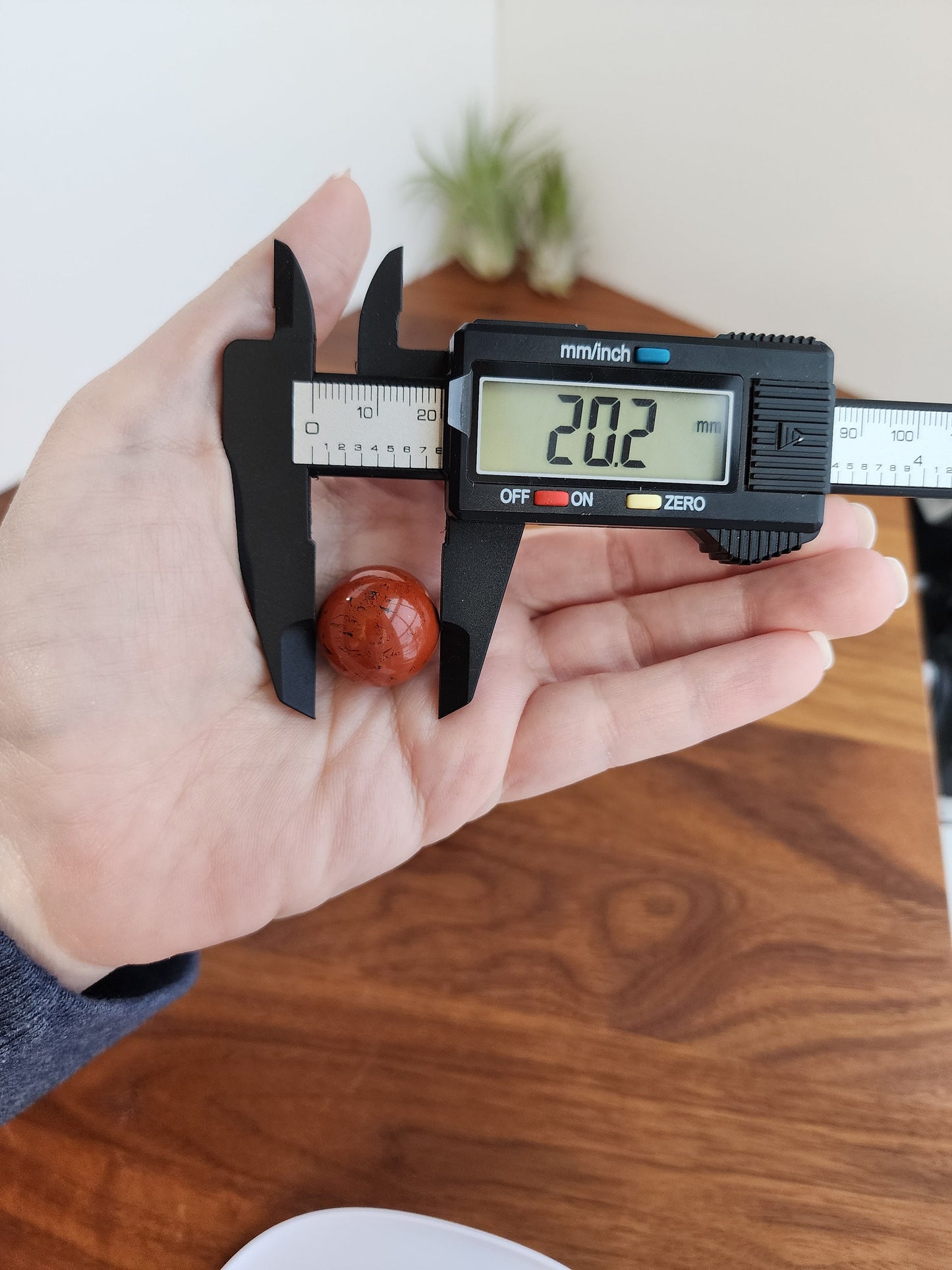 Red Jasper Mini Sphere | Red Crystal Ball | Small Sphere Collections | Christmas Crystals | Intuitively Chosen