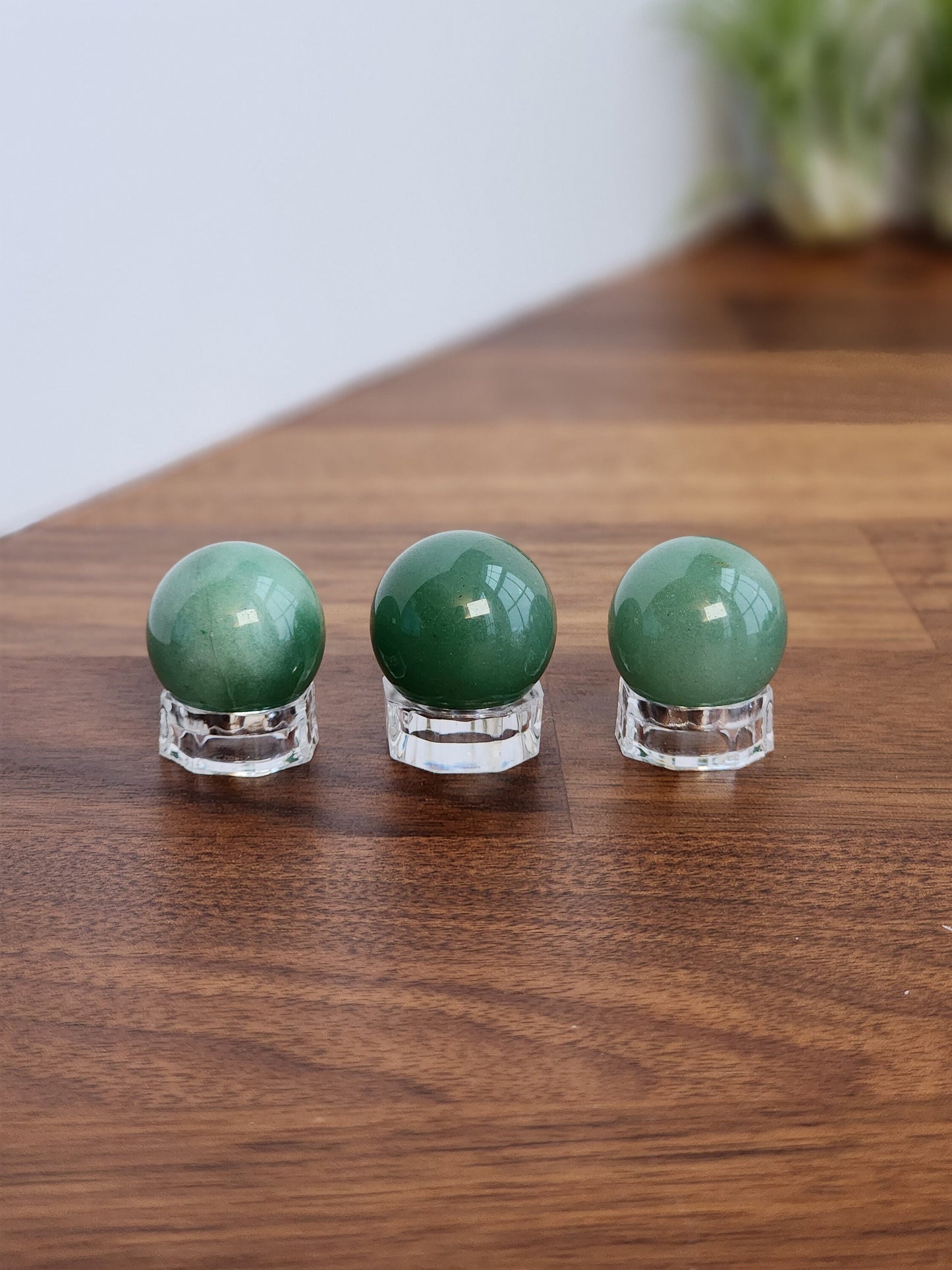 Green Aventurine Mini Sphere | Green Crystal Ball | Small Sphere Collections | Small Green Crystals | Intuitively Chosen