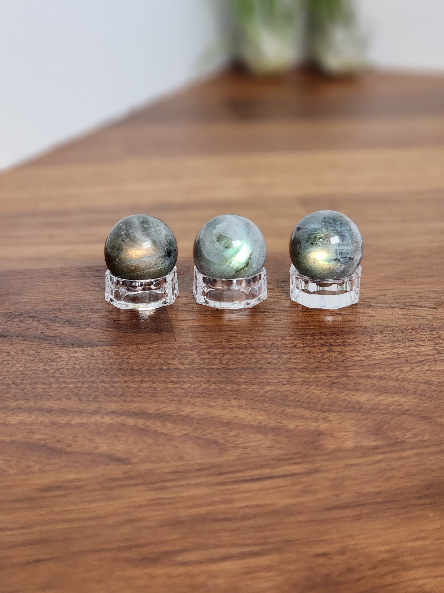 Labradorite Mini Sphere | High Quality | Flashy Crystal Ball | Small Sphere Collections | Intuitively Chosen