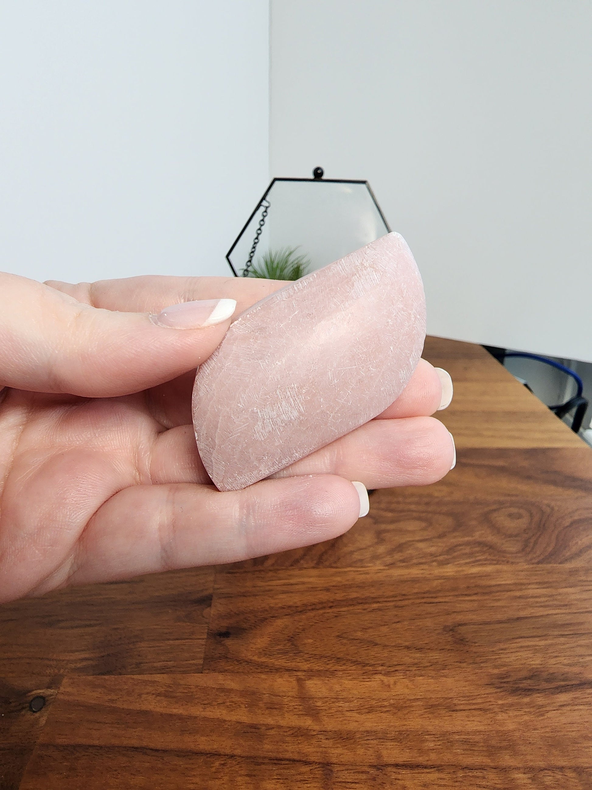 Pink Opal Free Form Palm Stones