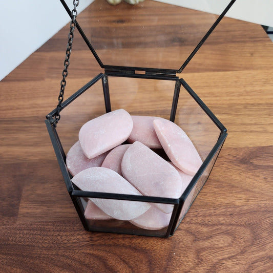 Pink Opal Free Form Palm Stones