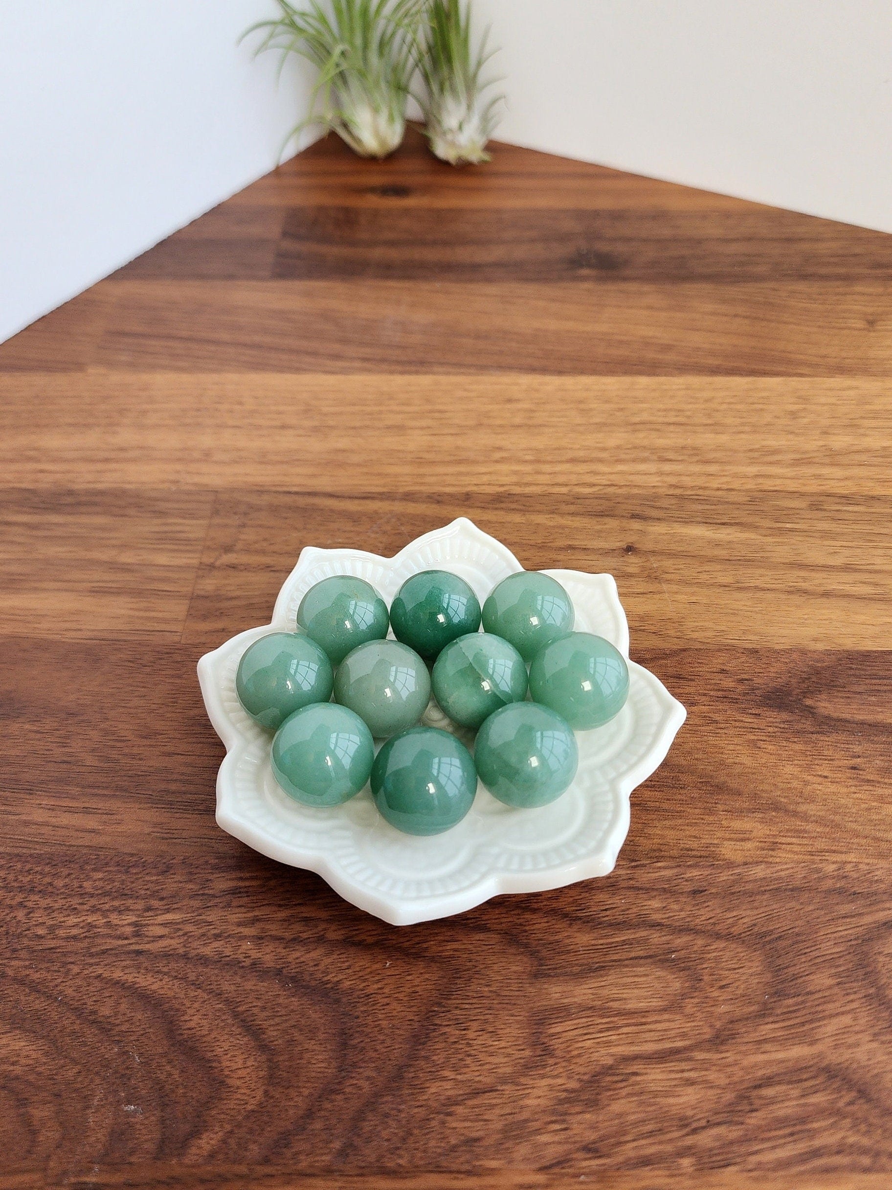 Green Aventurine Mini Sphere | Green Crystal Ball | Small Sphere Collections | Small Green Crystals | Intuitively Chosen