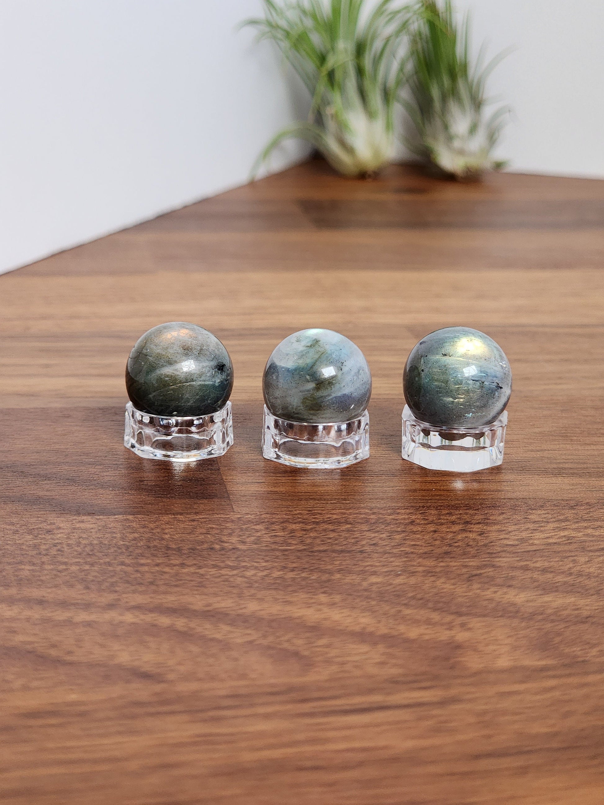 Labradorite Mini Sphere | High Quality | Flashy Crystal Ball | Small Sphere Collections | Intuitively Chosen