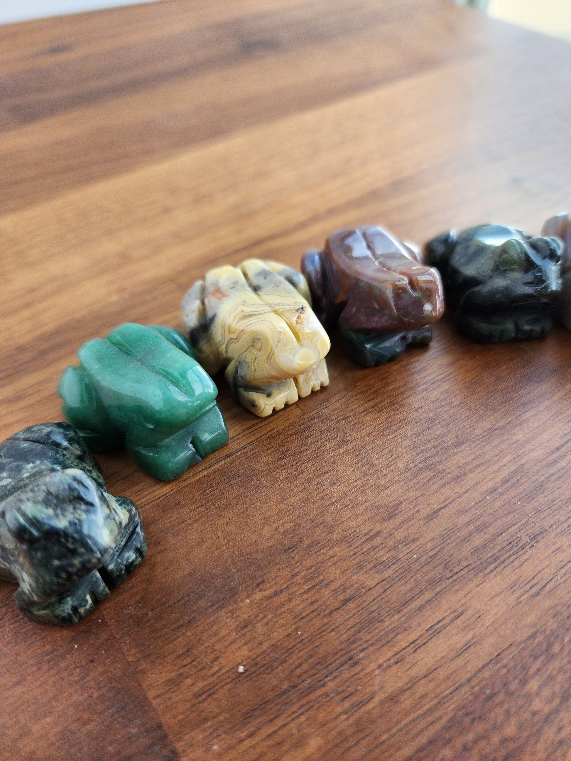 Crystal Frogs | Baby Frog Carving | Natural Materials | Mini Crystal Animals | Intuitively Chosen