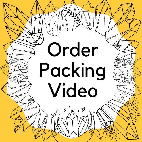 Have your order packed on TikTok & Instagram by Amber at Pop Rocks Decor!