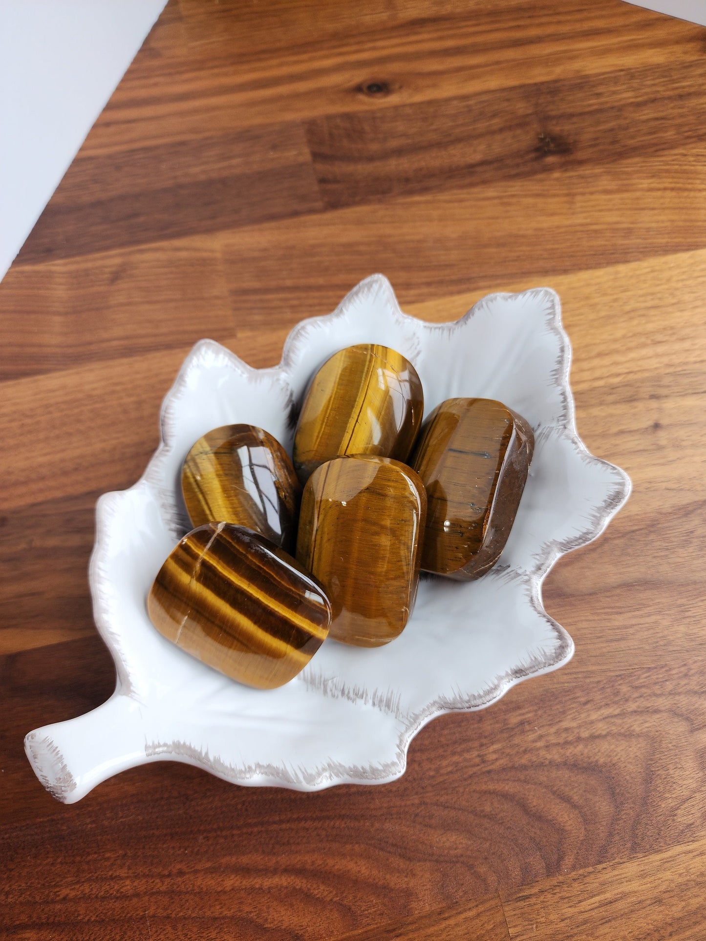 Large Tiger's Eye Palm Stones | Flashy Yellow Tiger Eye Palms | Unique Shape | Soap Palm | Intuitively Chosen