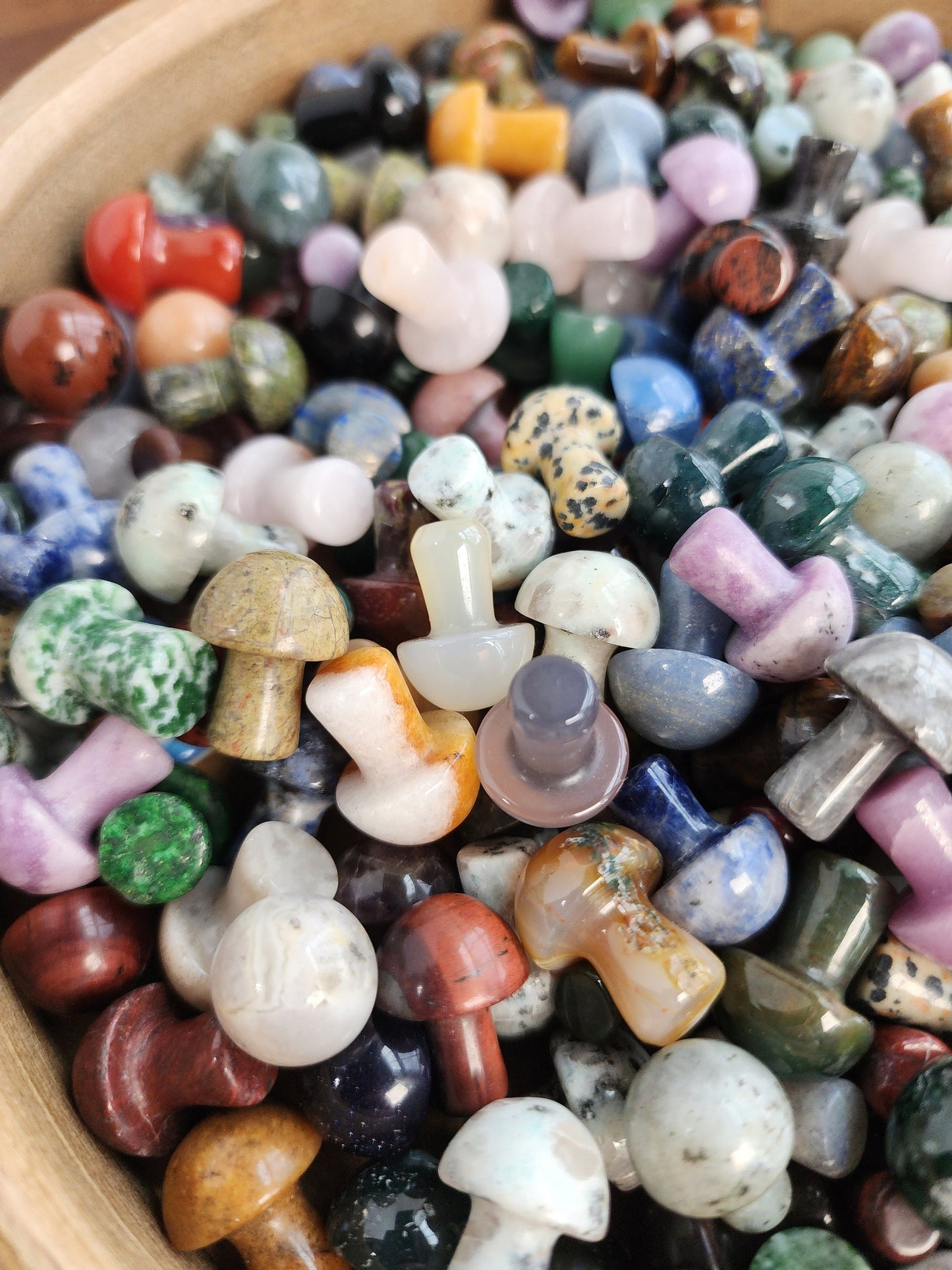 Mystery Crystal Mushrooms | Mushies | Mushroom Crystals | Over 20 Varieties | Intuitvely Chosen