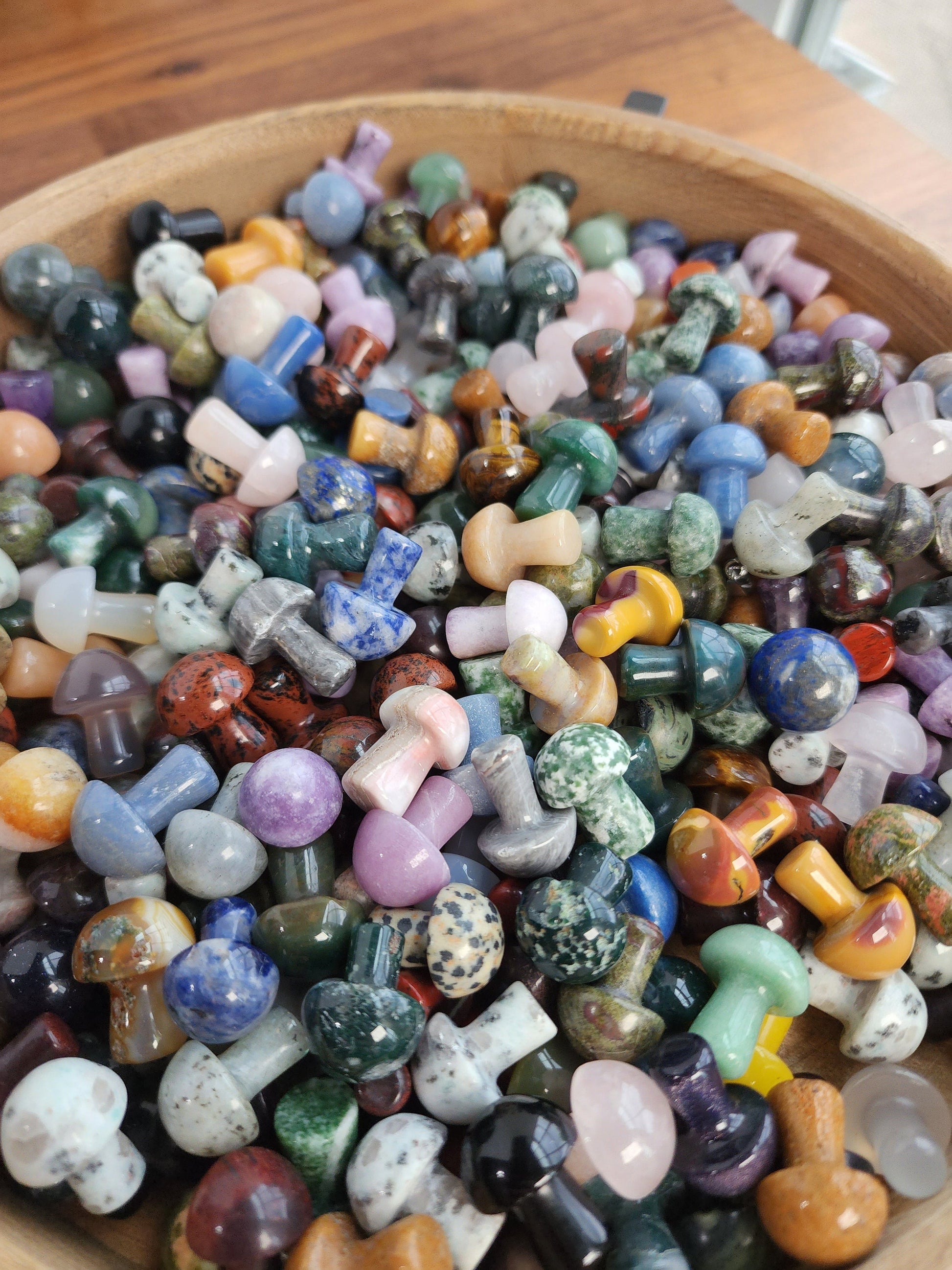 Mystery Crystal Mushrooms | Mushies | Mushroom Crystals | Over 20 Varieties | Intuitvely Chosen