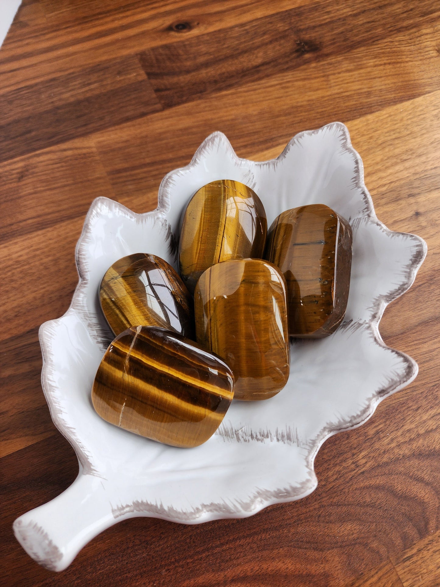 Large Tiger's Eye Palm Stones | Flashy Yellow Tiger Eye Palms | Unique Shape | Soap Palm | Intuitively Chosen