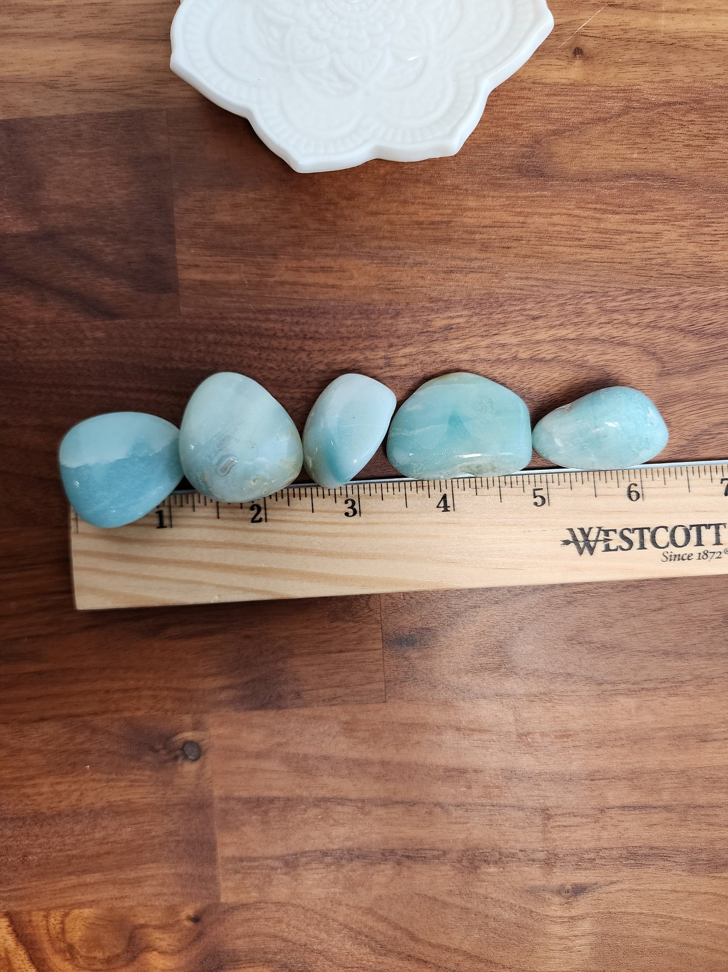 Amazonite Tumbles | Medium | Mermaid Crystal Confetti Add On | Ocean Beach Mix | Beachy Teal Blue Tumble | Intuitively Chosen