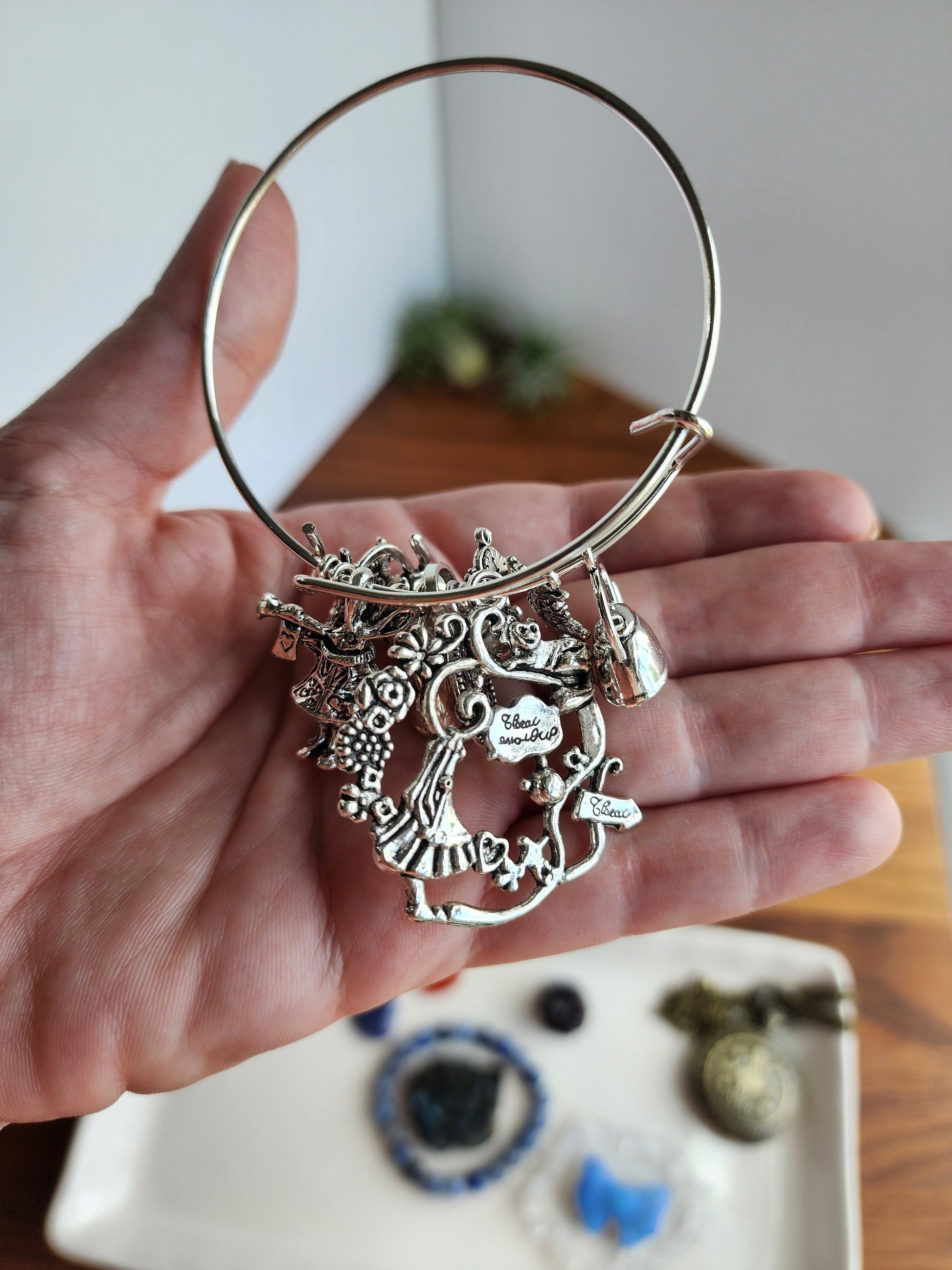 Wonderland Bundle #1 | Crystal Mushrooms, Bracelets, Butterfly, Bow, Hearts, Cheshire Cat, Rose | Charms, Stickers, Tarot & Pocket Watch