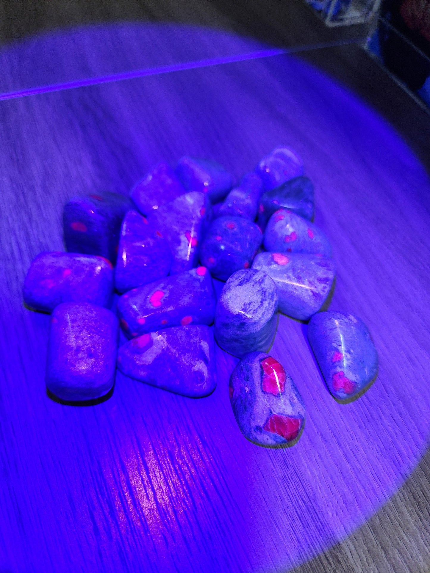 Ruby Fuschite Tumbles | Medium Large | Brazil | High Quality | Rare | Mint Green and Pink Purple Crystals | Intuitively Chosen