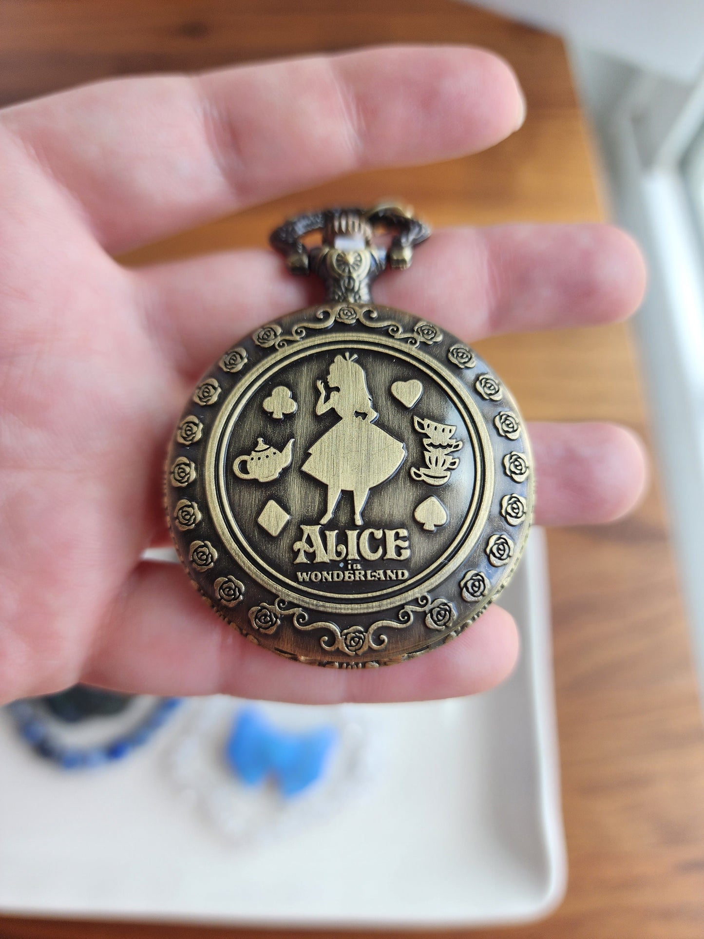 Wonderland Bundle #1 | Crystal Mushrooms, Bracelets, Butterfly, Bow, Hearts, Cheshire Cat, Rose | Charms, Stickers, Tarot & Pocket Watch