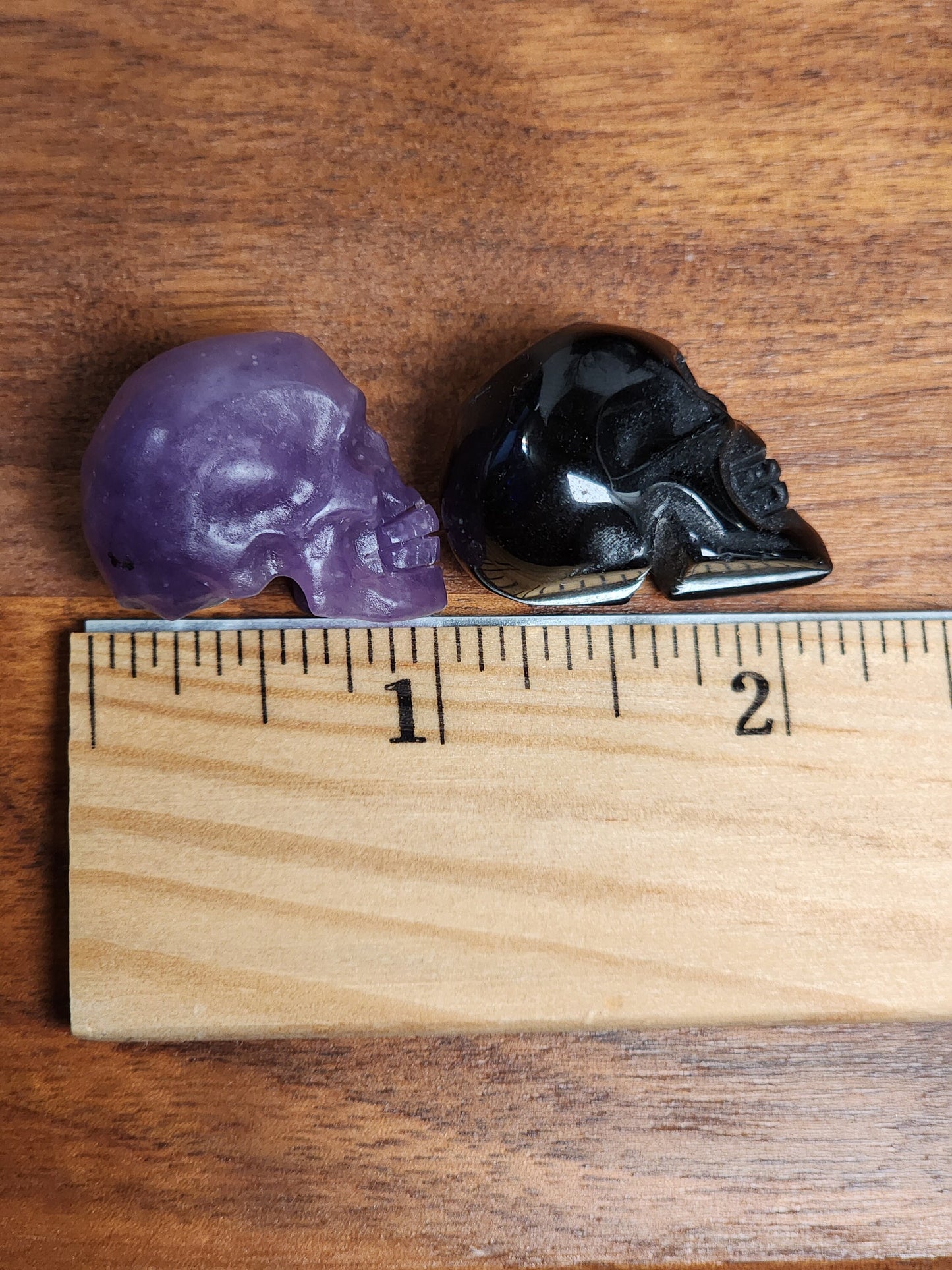 Mini Crystal Skulls | Under 1" | Spooky Hand Carved Halloween Decor | White, Rose, Green, Black, Opalite, Purple | Spooky Scary Skeletons