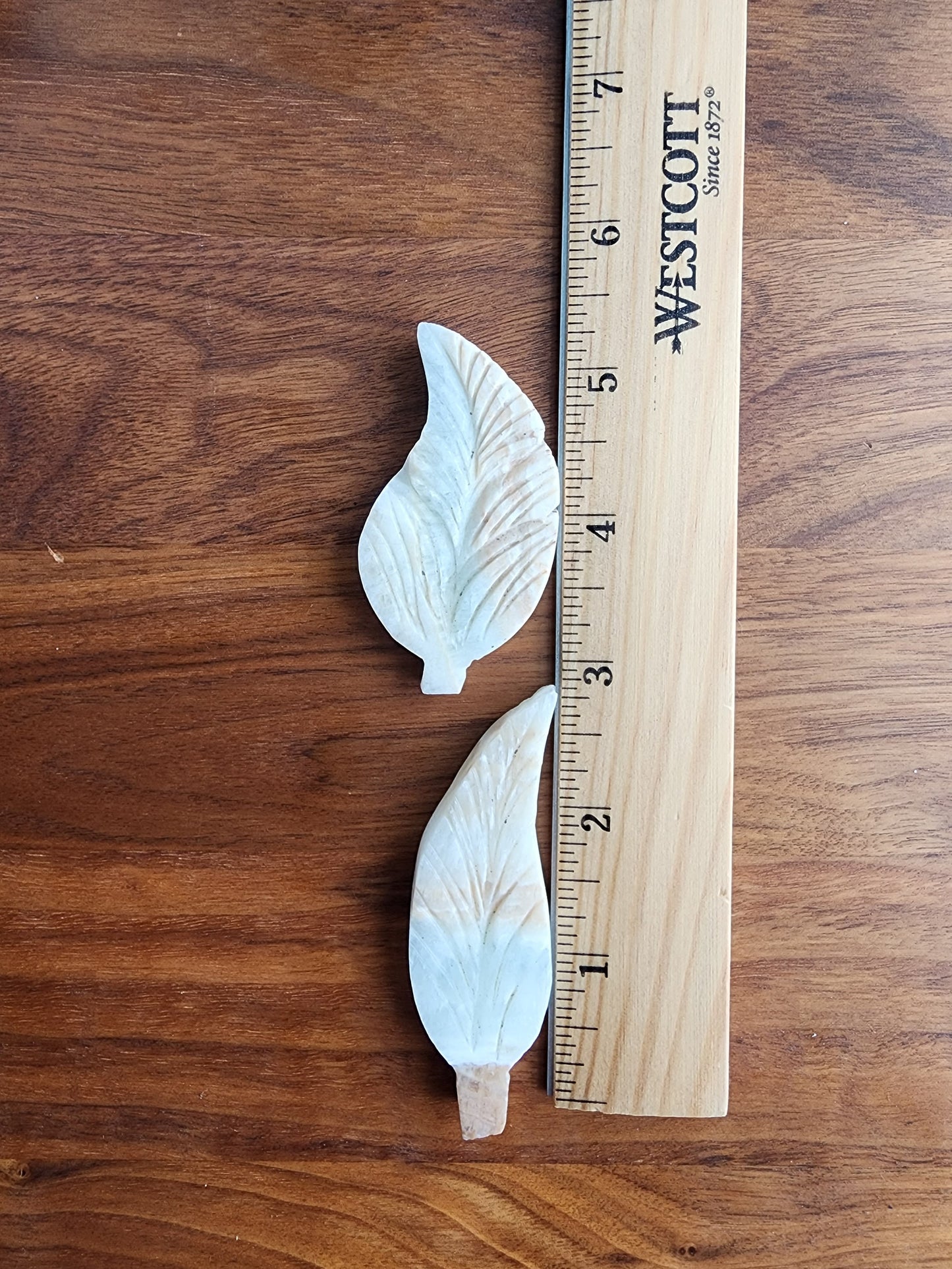 White Carribean Calcite Leaf | Crystal Leaf | Ocean Crystals | Hand Carved leaves | Beach Season Favorites | Mom Gifts | Intutively Chosen