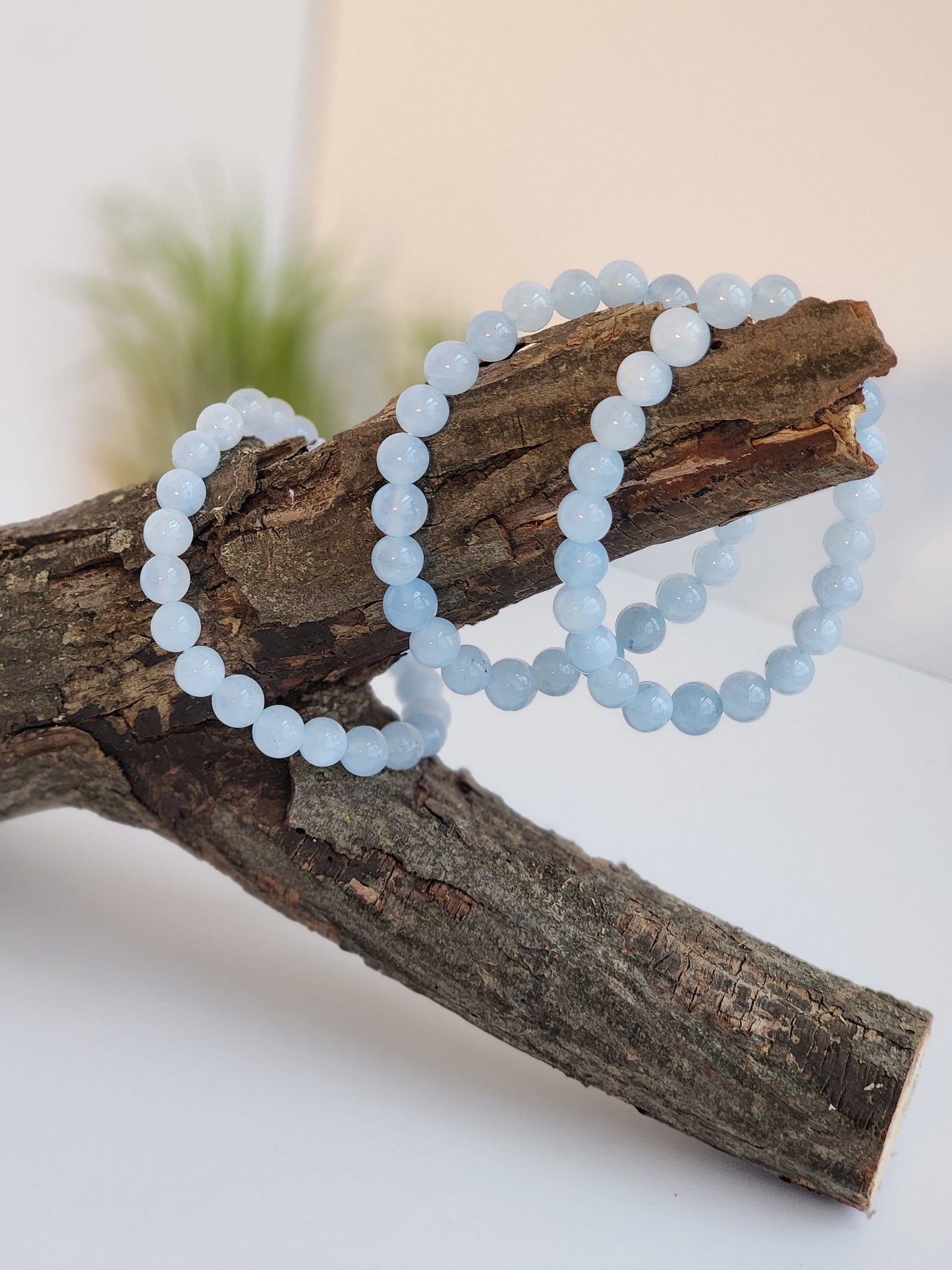 Aquamarine crystal bracelets