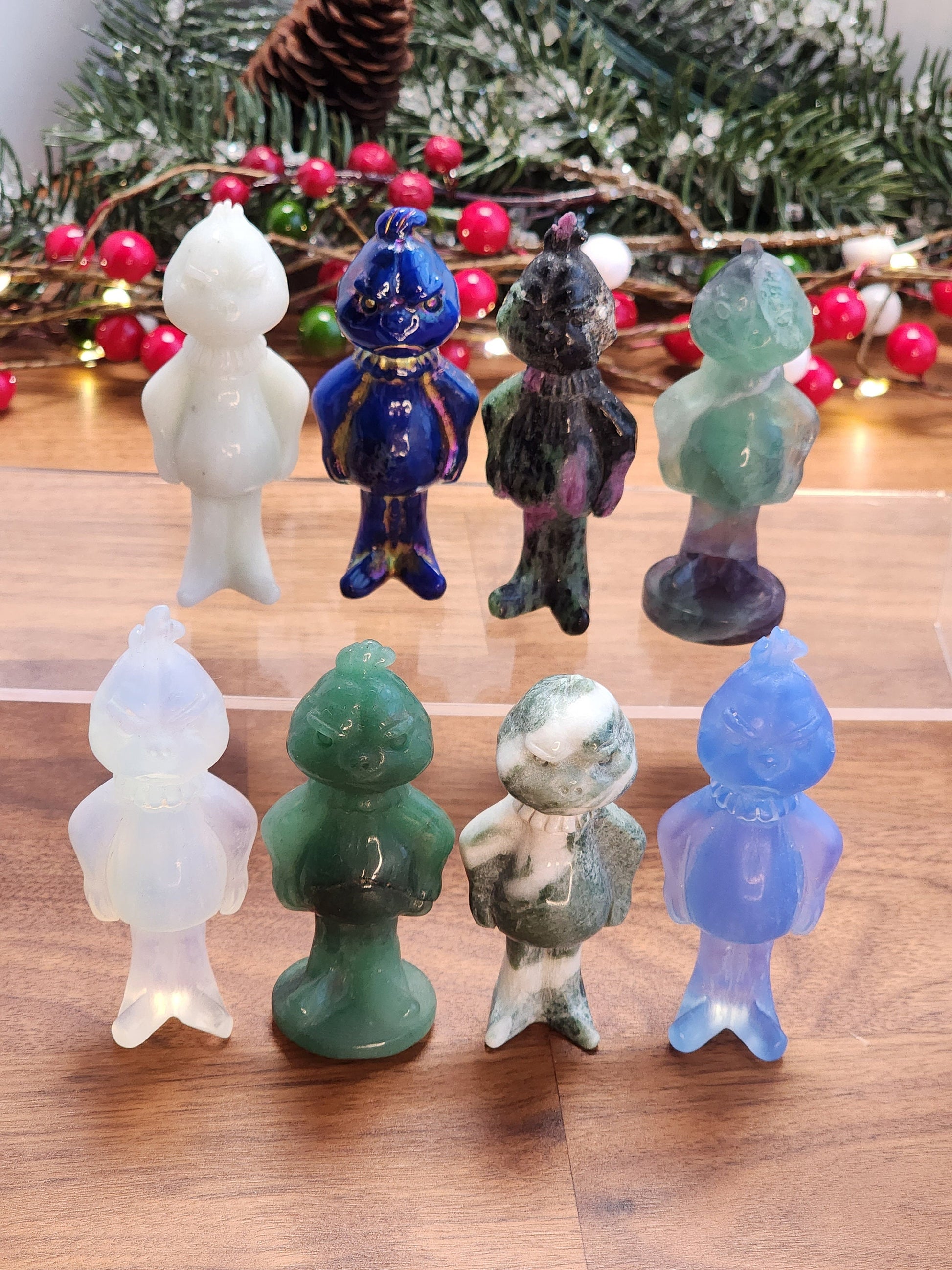 Misfits Mean One Carving | Fun New Colors! | Christmas Crystals | 3D Crystal TV Cartoon Character | Cool Kids Decor | Only One Available