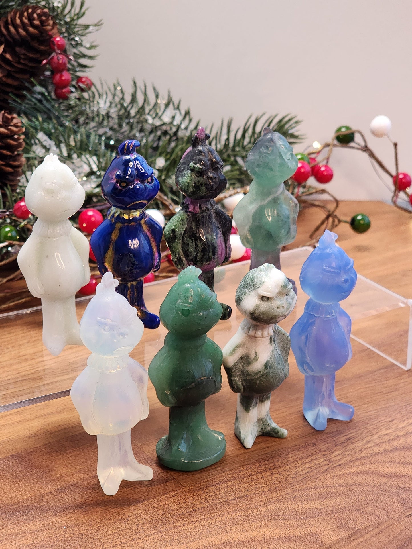 Misfits Mean One Carving | Fun New Colors! | Christmas Crystals | 3D Crystal TV Cartoon Character | Cool Kids Decor | Only One Available