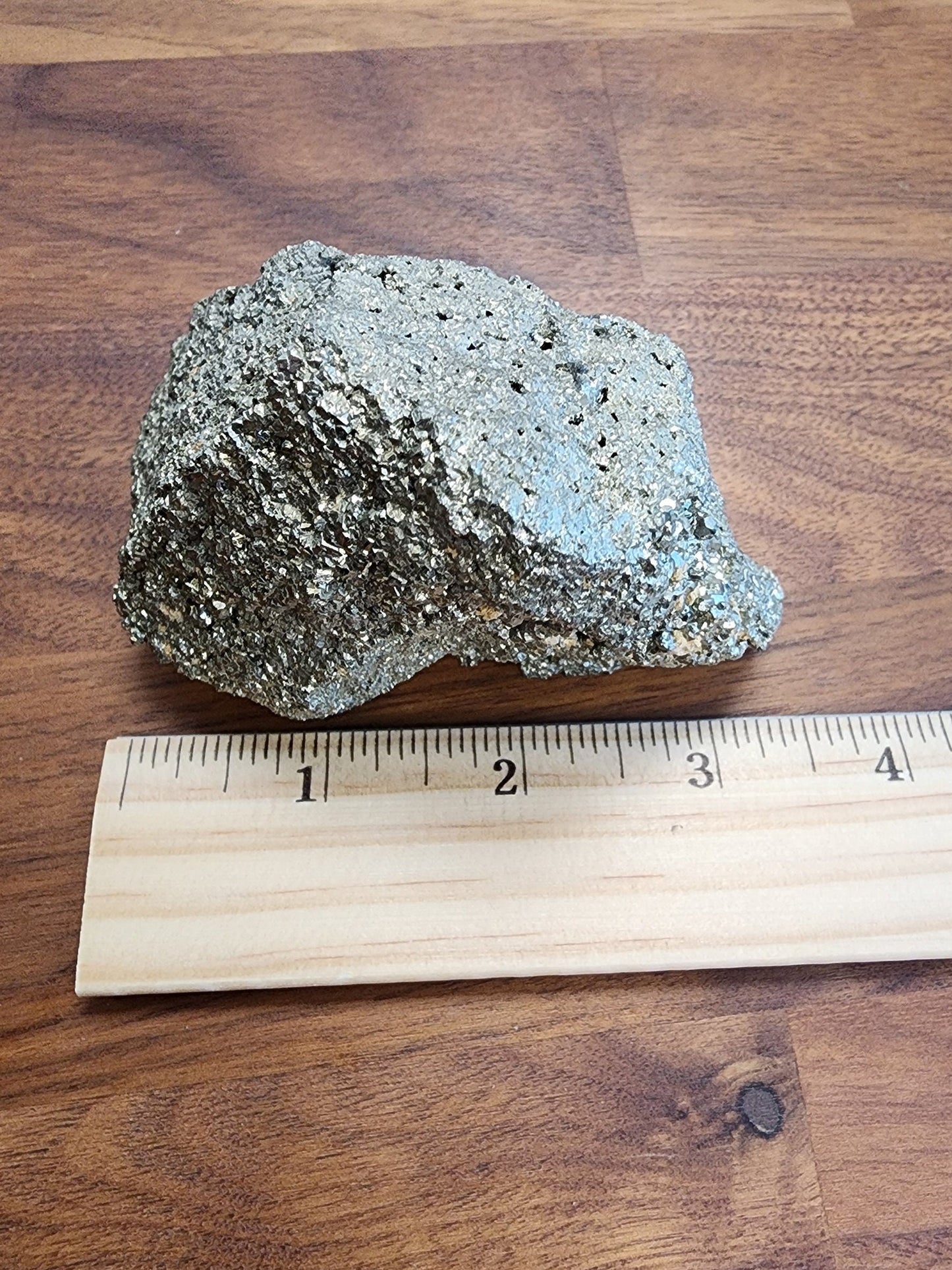 Pyrite Crystal Specimen: Sparkly Gold Cubes - Unique Decor Piece