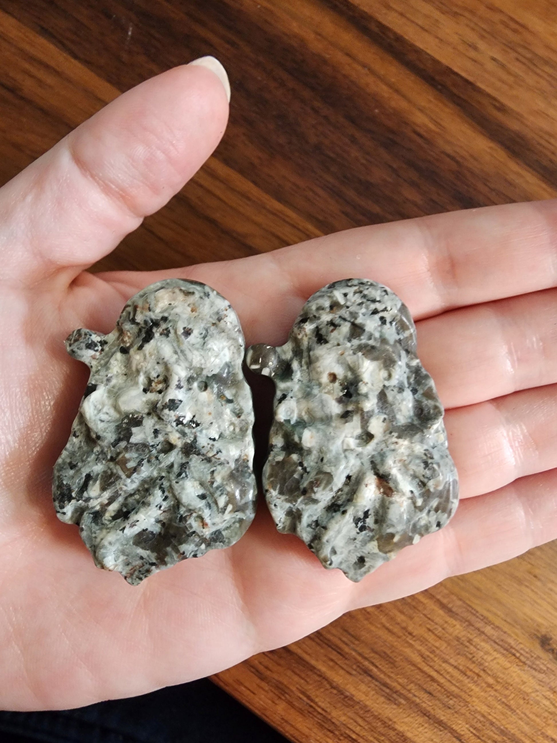 Santa Claus Crystal: Opalite, Obsidian, Fluorite Holiday Pocket Stone